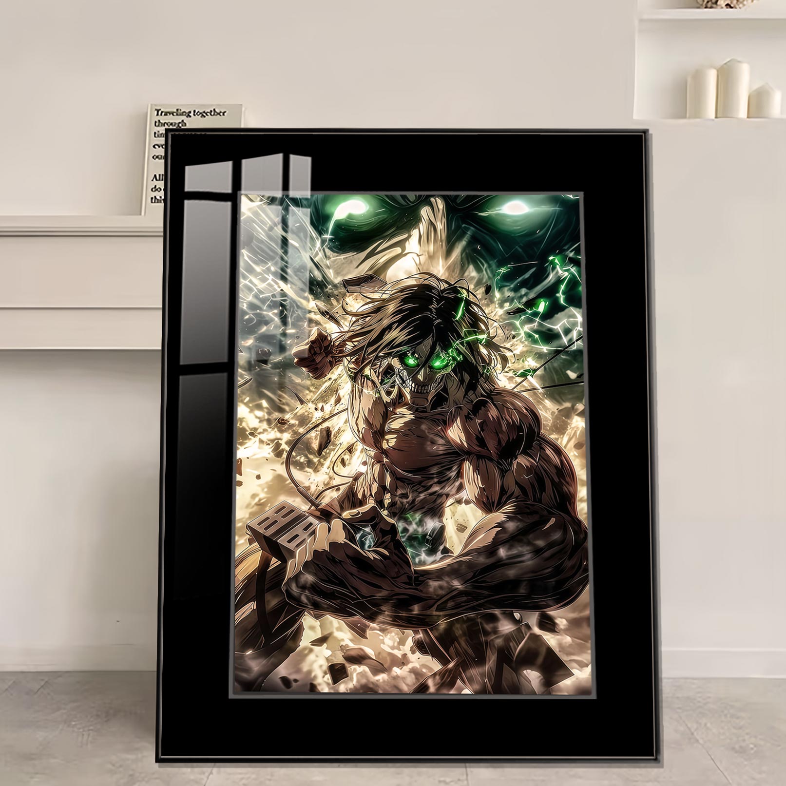 【週邊】橘子工作室－進擊的巨人 艾倫 狂暴巨人形態 裝飾畫