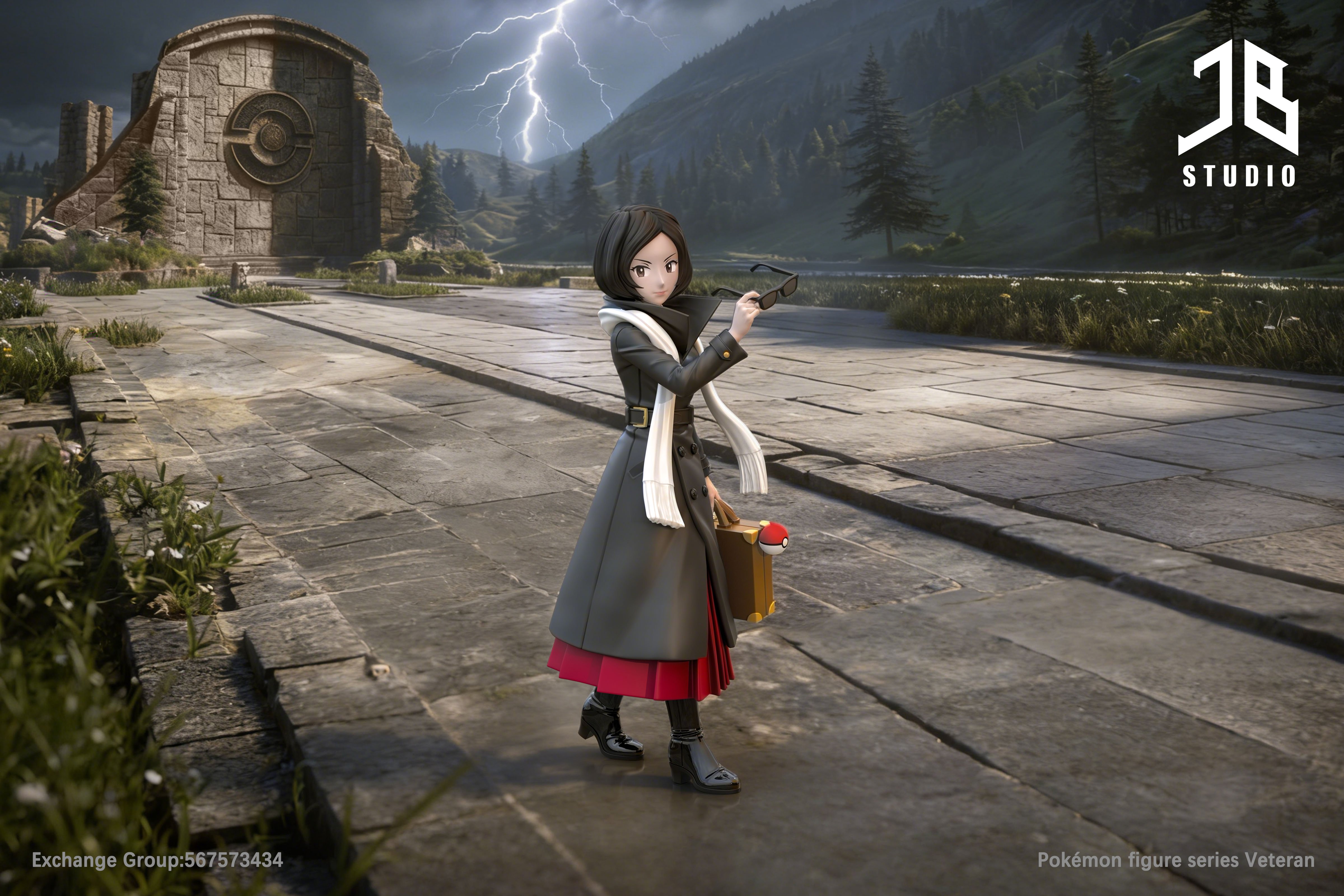 【寶可夢】精寶工作室 JB Studio－遊戲NPC 第四彈 第五世代NPC 資深訓練家