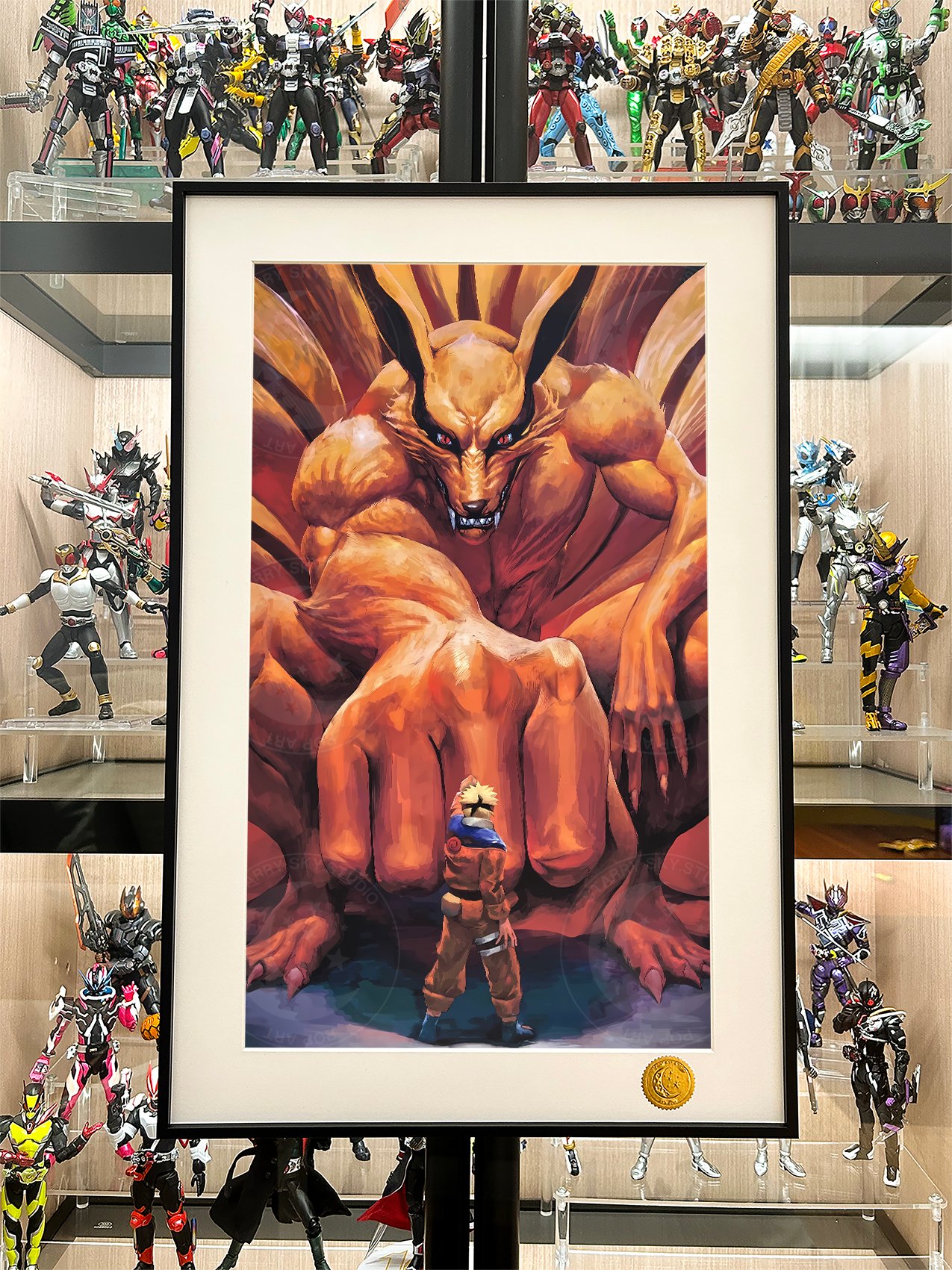 【週邊】星空工作室－火影忍者 九尾之力 裝飾畫