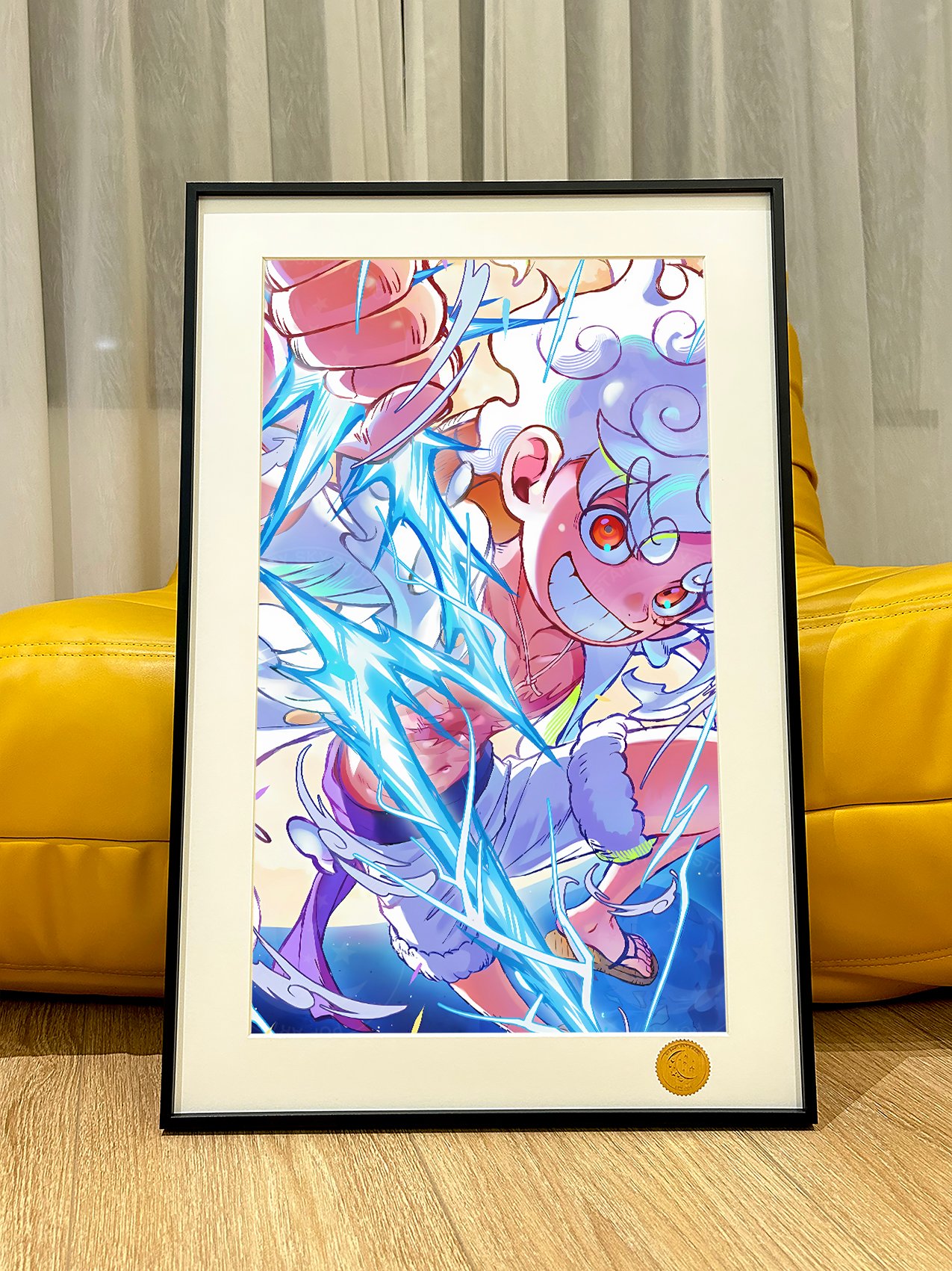 【週邊】星空工作室－海賊王 閃電尼卡 裝飾畫