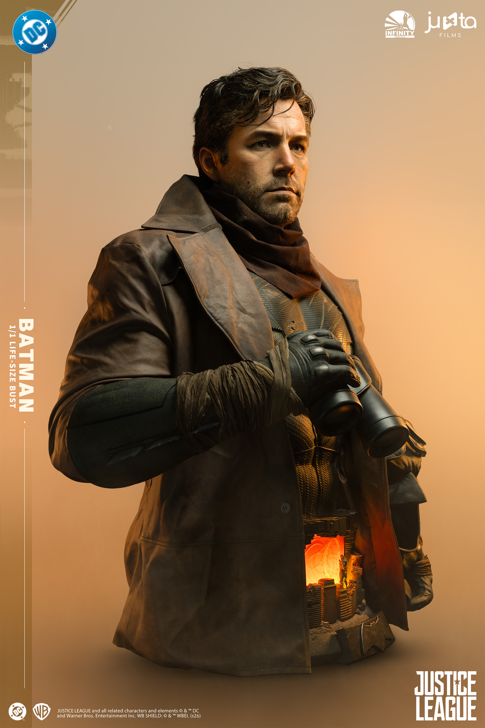 【正版授權】開天工作室 × Juxta Films－查克・史奈德版正義聯盟 噩夢版 蝙蝠俠 半身像