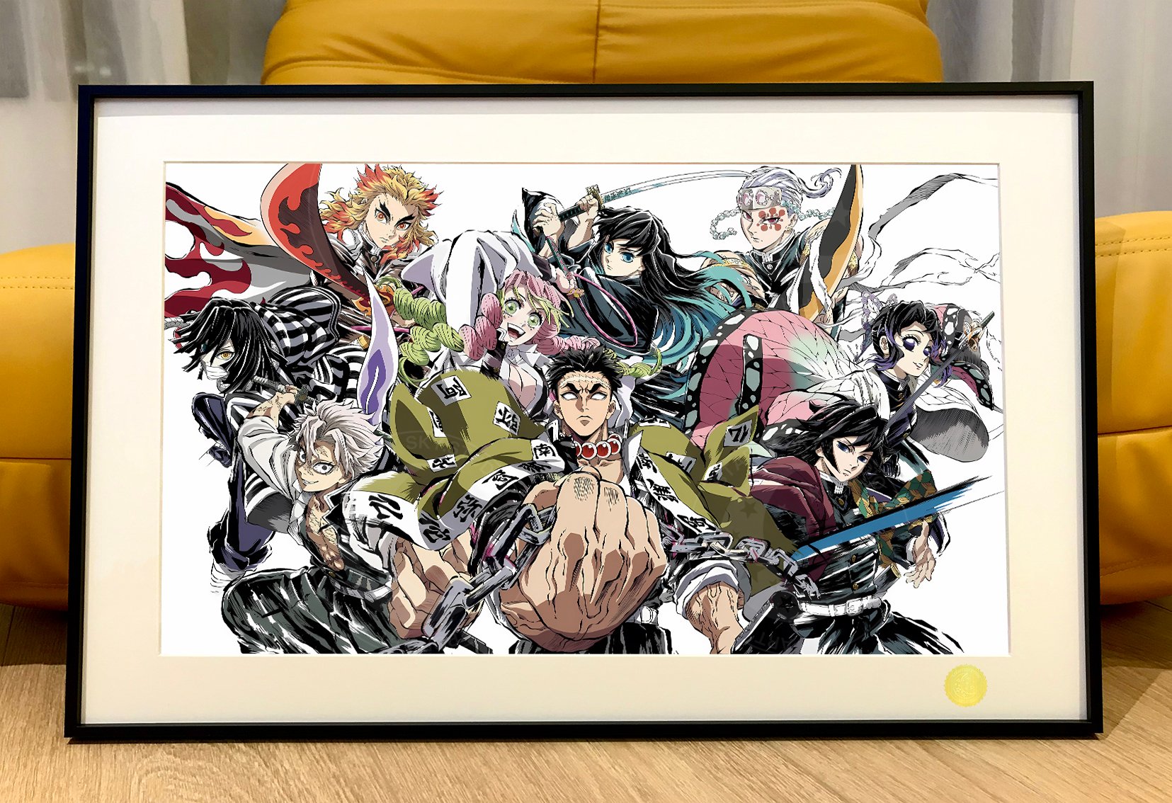 【週邊】星空工作室-九柱集結 鬼滅之刃 無限城篇 炎柱煉獄杏壽郎猗窩座鬼殺隊裝飾畫