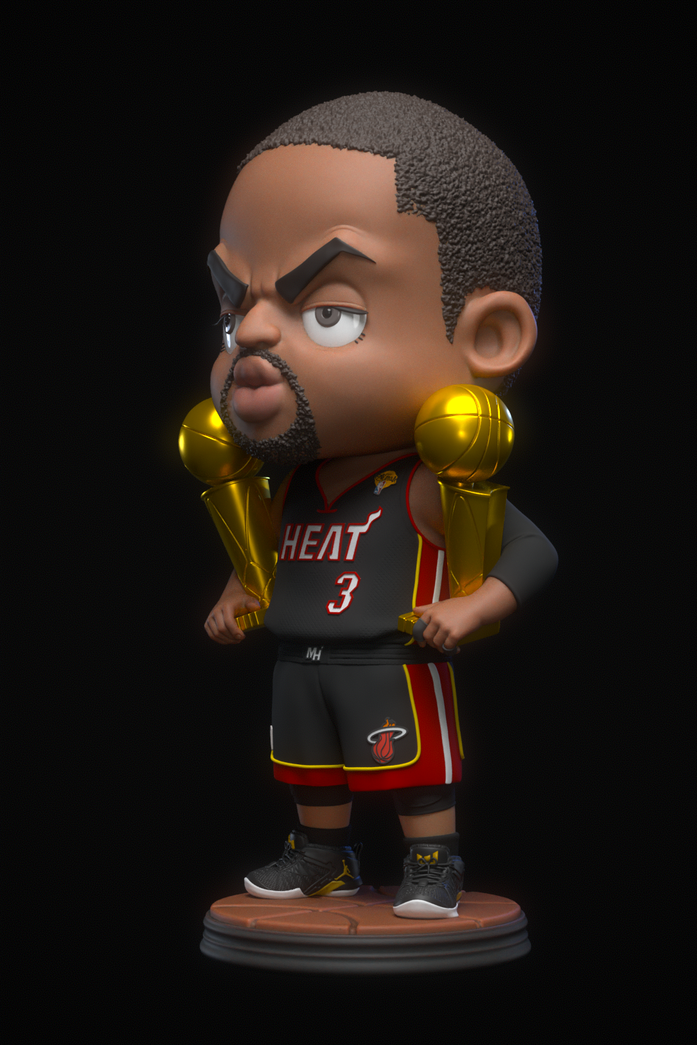 【運動明星】M3工作室-NBA 熱火 韋德