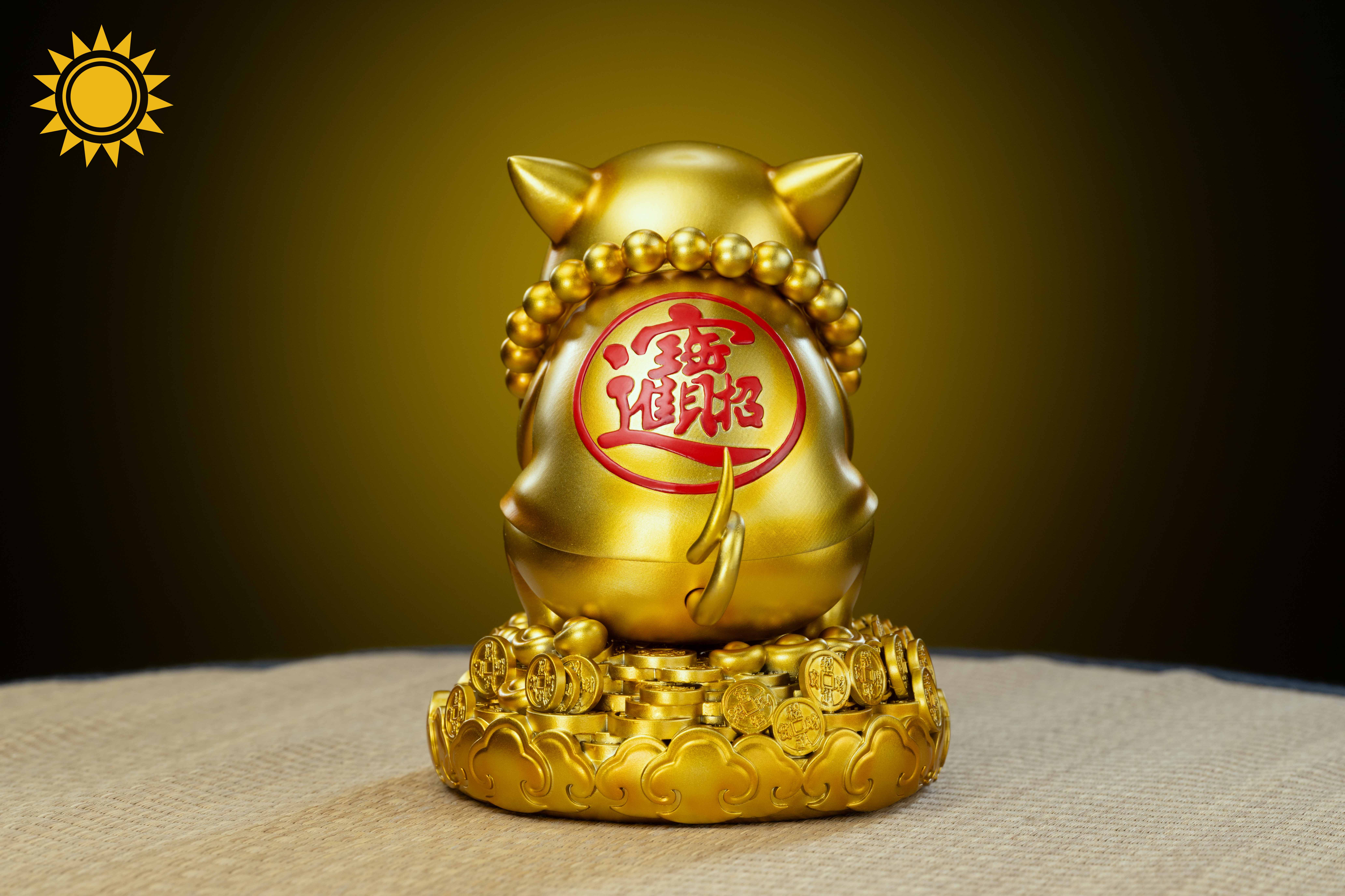 【火影忍者】太陽模玩-火影綱手豚豚豬 招財小豬