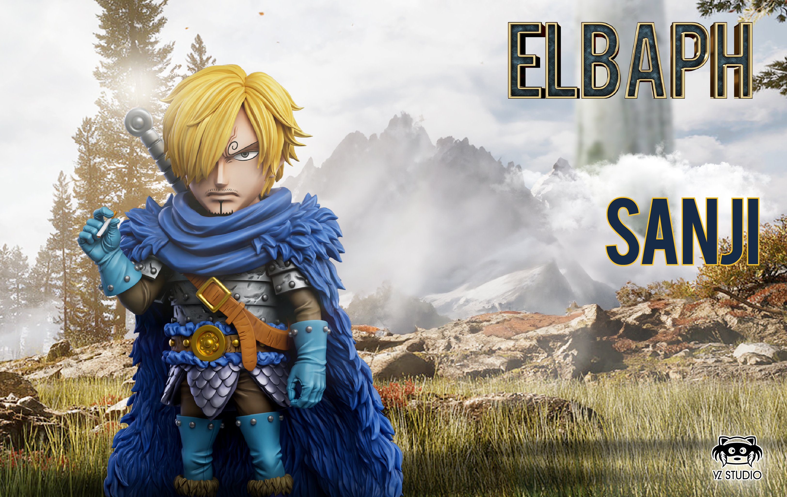 【海賊王】YZ工作室－艾爾巴夫篇 第七彈 草帽海賊團 山治