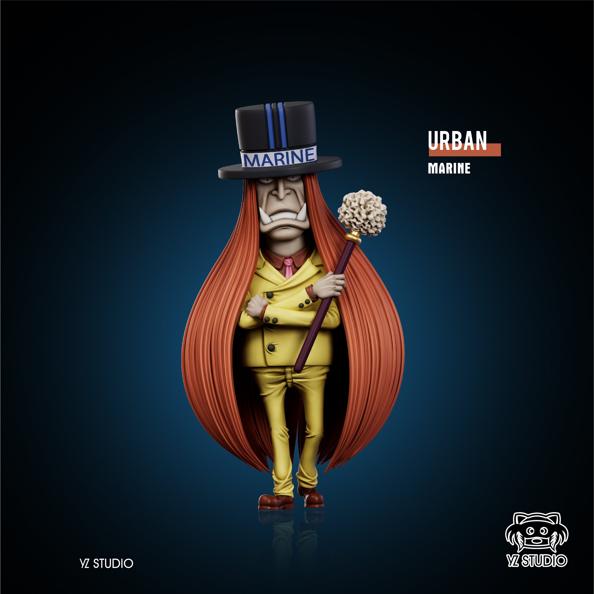 【海賊王】YZ工作室-海軍 第43彈 中將 烏爾班