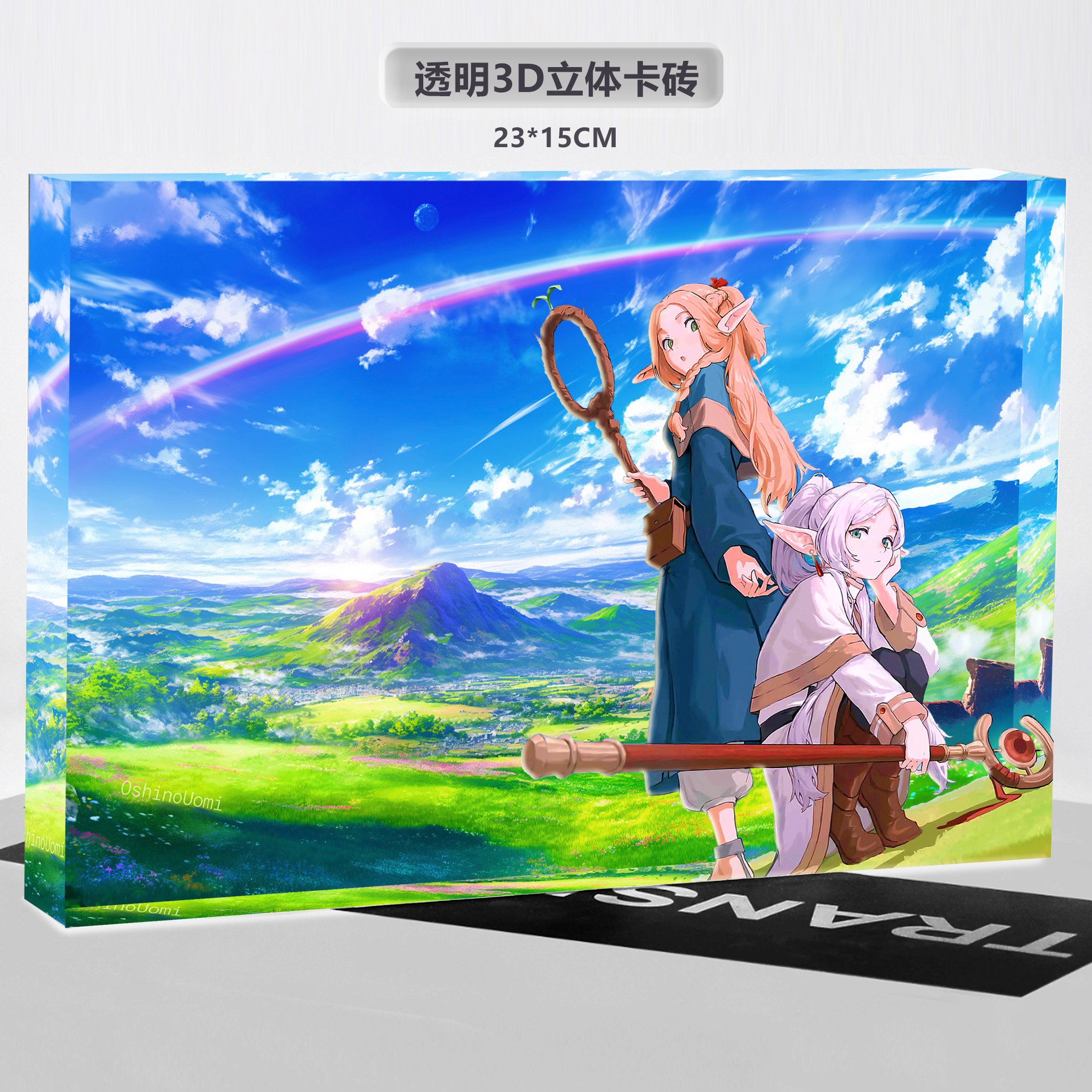 【週邊】阿喵畫社-芙莉蓮與瑪露西爾透明卡磚