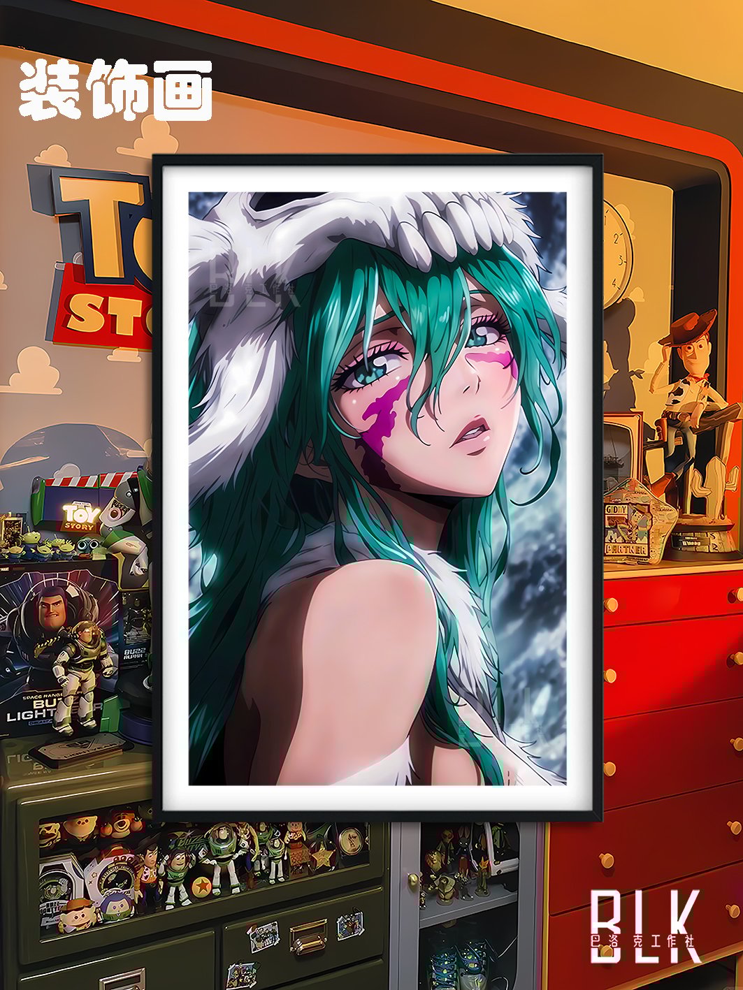 【週邊】巴洛克－死神 境界 雪國妮露 裝飾畫 & 冰箱貼