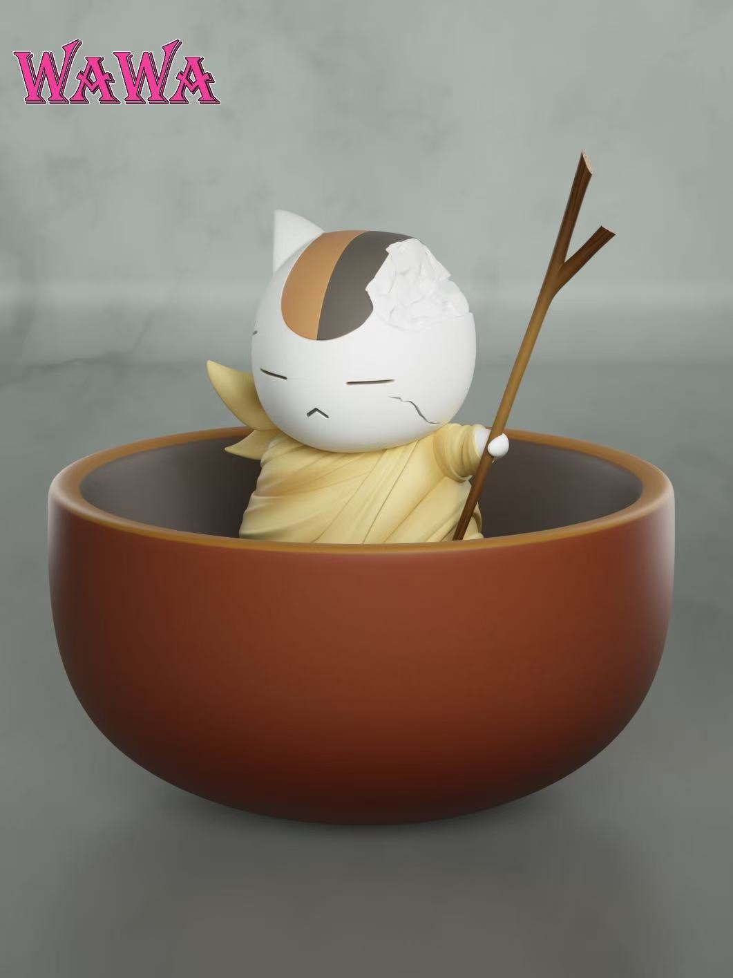 【夏目友人帳】WAWA studio-夏目友人帳系列 迷你貓咪老師 迷你娘口三三
