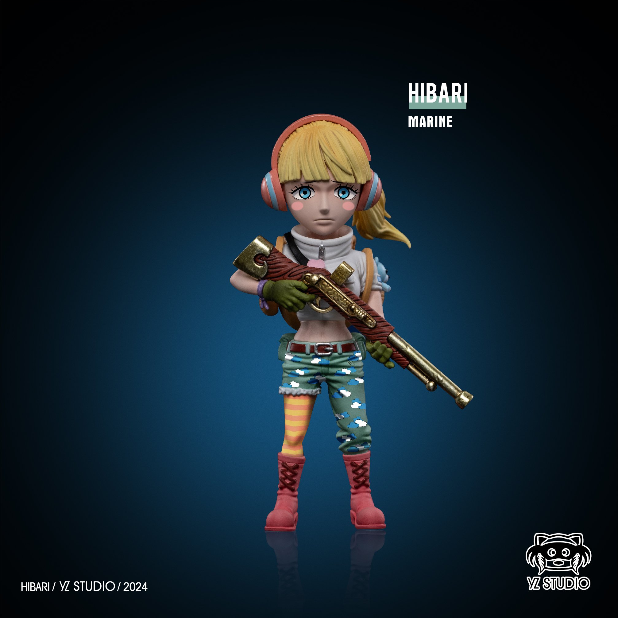 【海賊王】YZ工作室-海軍系列共鳴 第35彈 sword本部中佐 雲雀