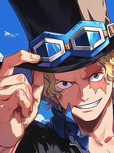 【週邊】巴洛克－海賊王 薩博 裝飾畫 & 冰箱貼