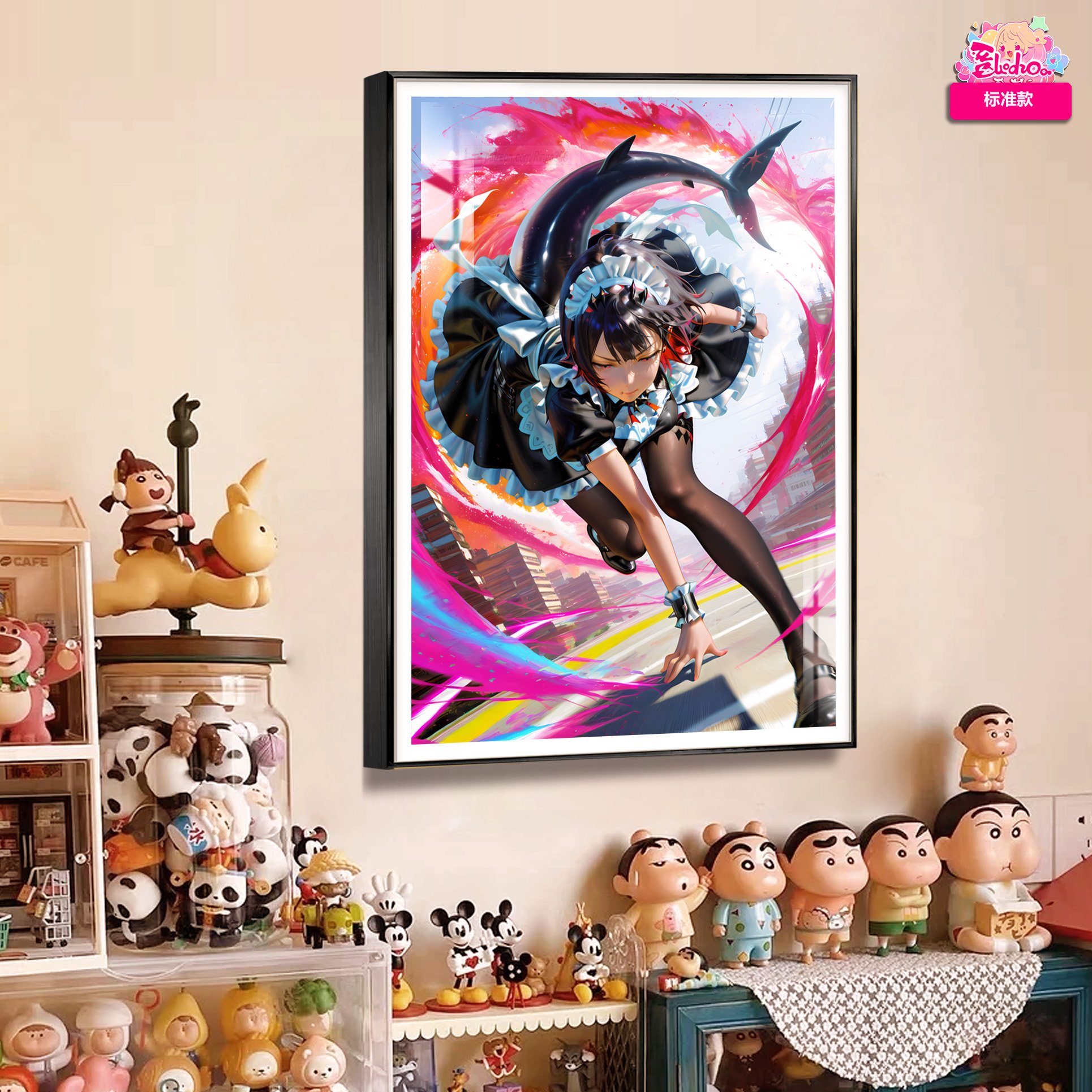 【週邊】阿喵畫社-戰鬥姿態 鯊魚妹