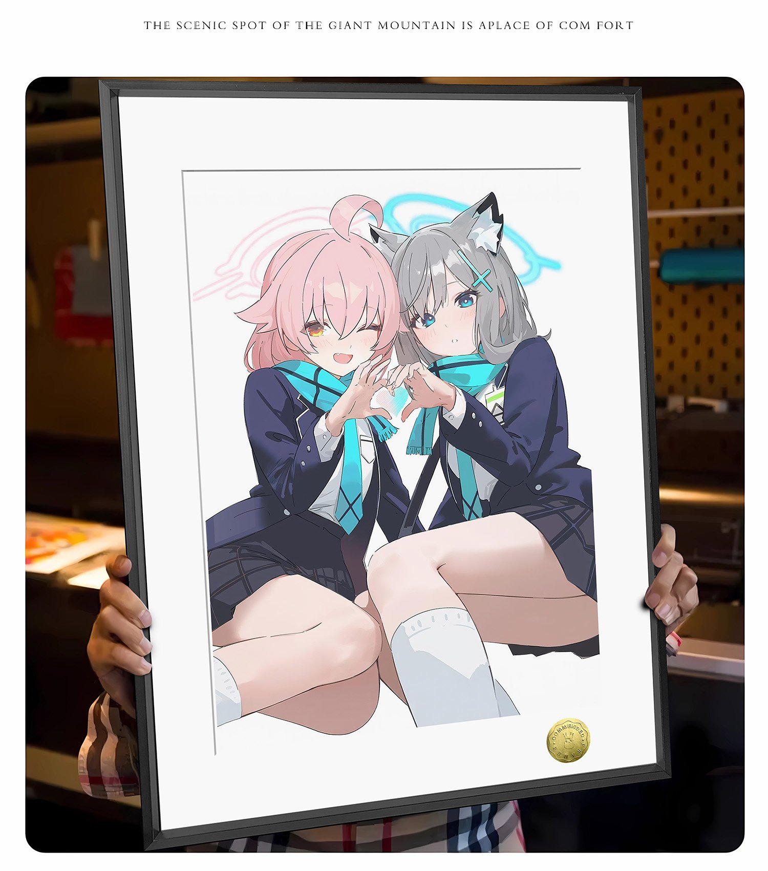 【週邊】皇呱工作室－蔚藍檔案 小鳥砂狼比心