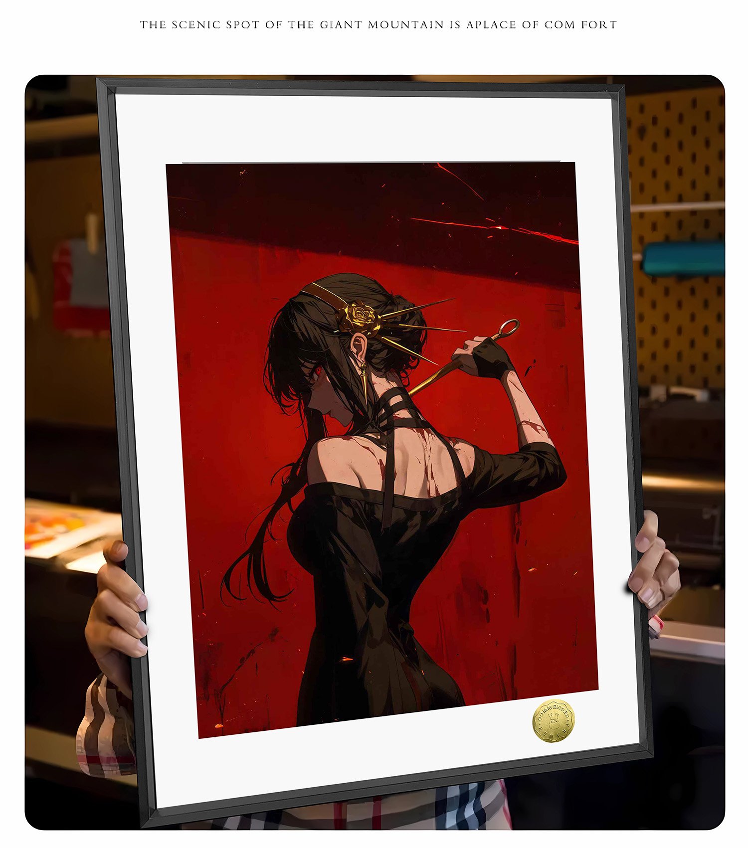 【週邊】皇呱工作室－迷人約爾小姐 裝飾畫