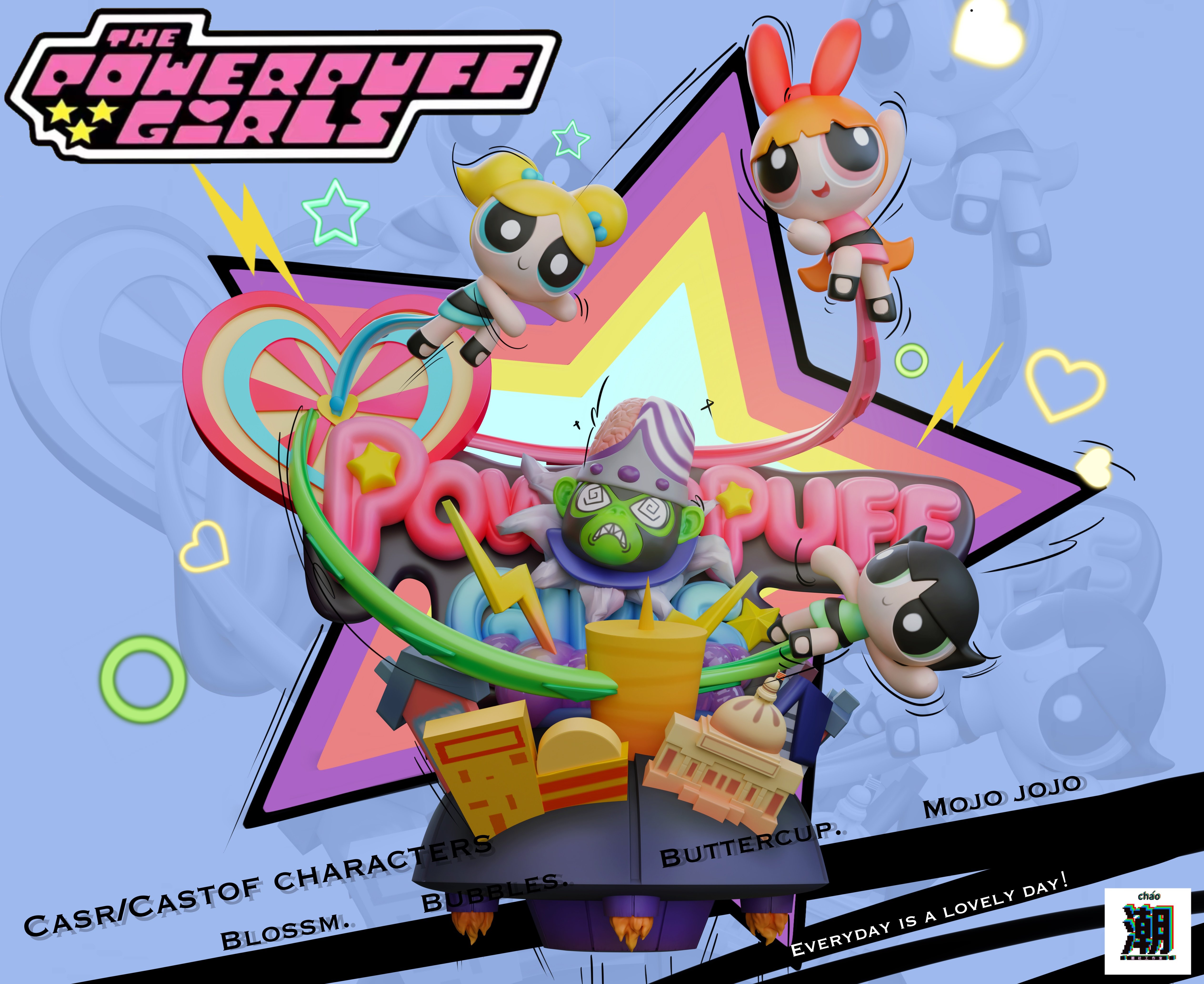 【飛天小女警】潮社工作室-飛天小女警大戰魔人啾啾