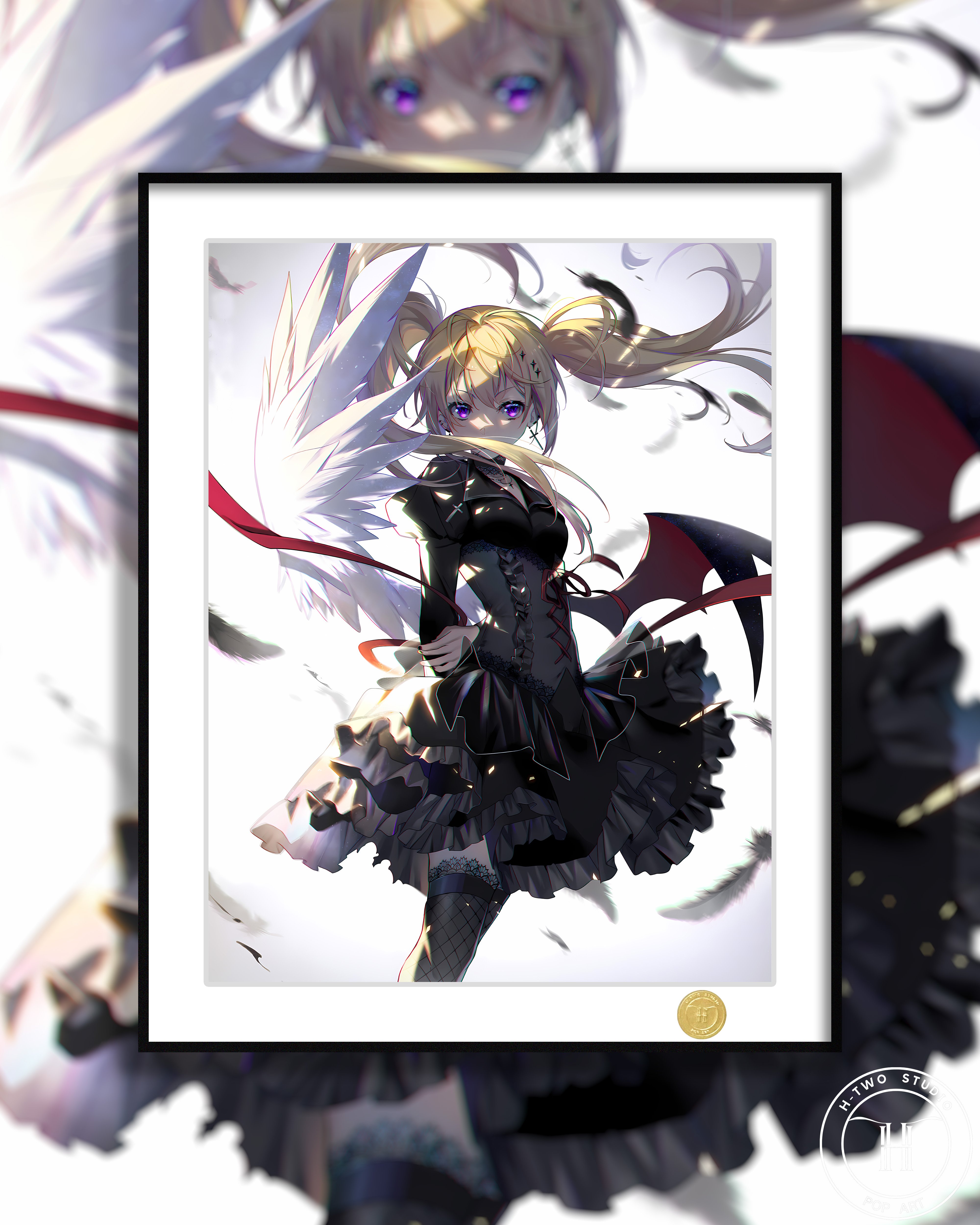 【週邊】H2工作室-月詠歌唄 守護甜心日奈森亞夢月詠幾鬥裝飾畫