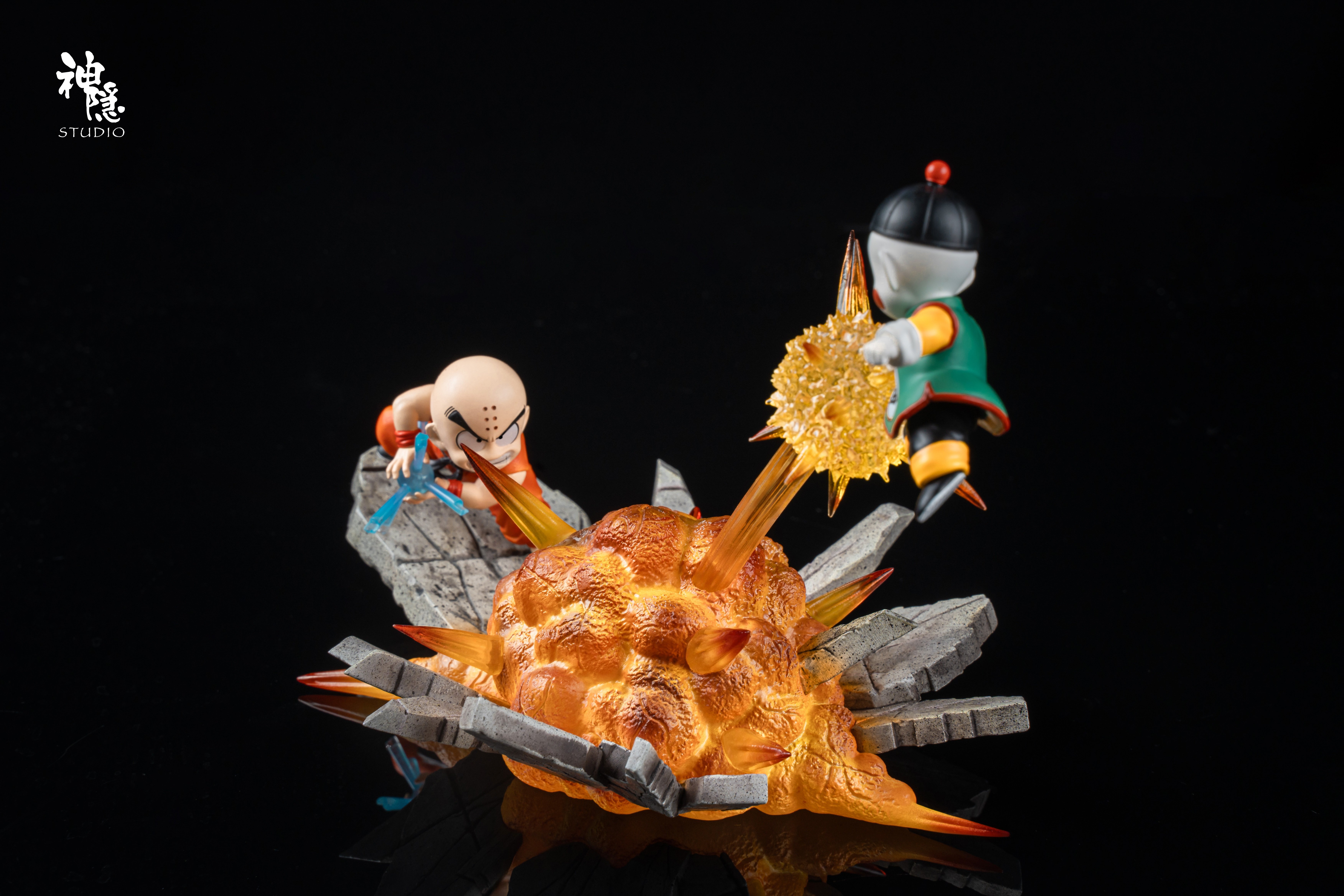 【七龍珠】神隱工作室-剪影瞬間系列 餃子與克林的初對決