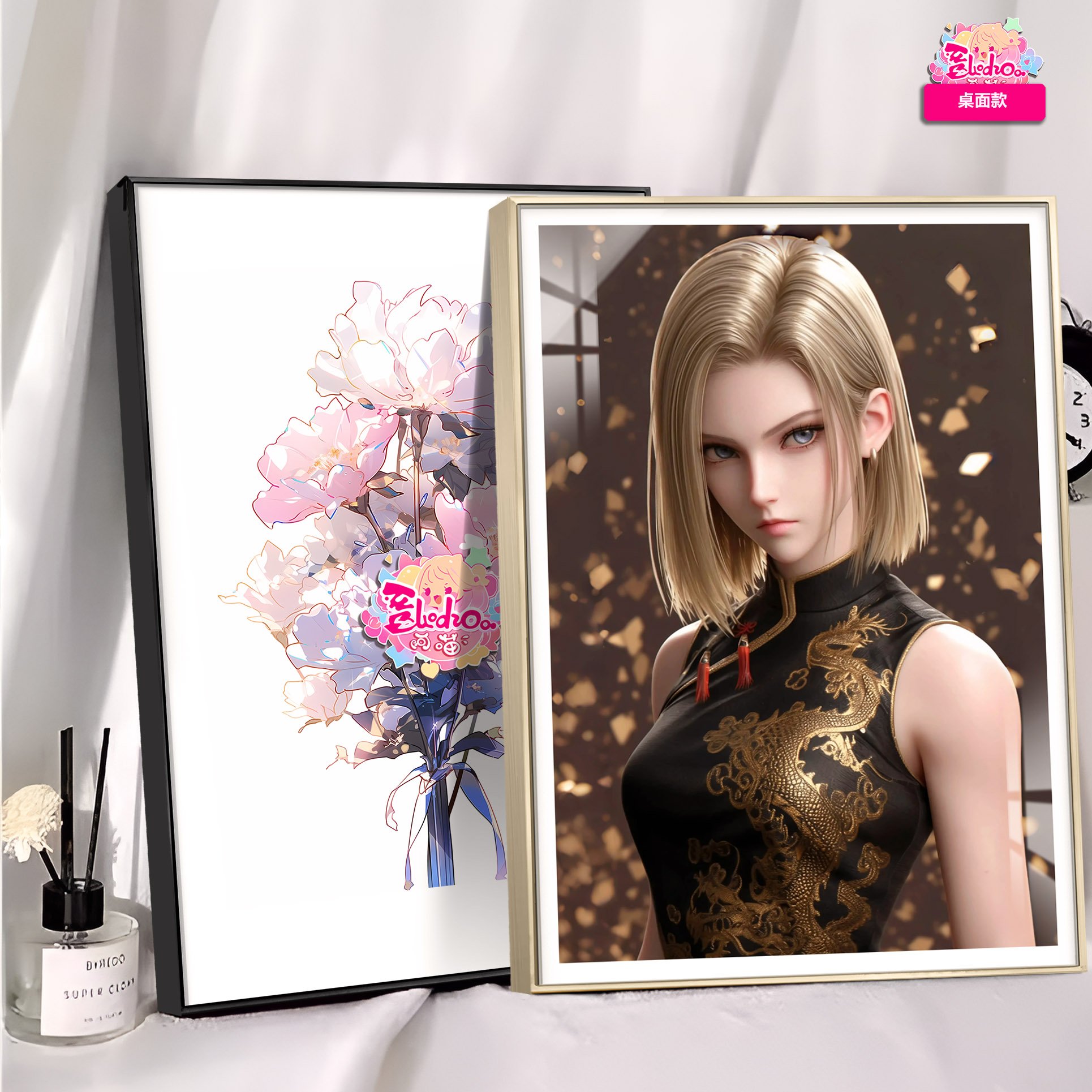 【週邊】阿喵畫社-旗袍18號