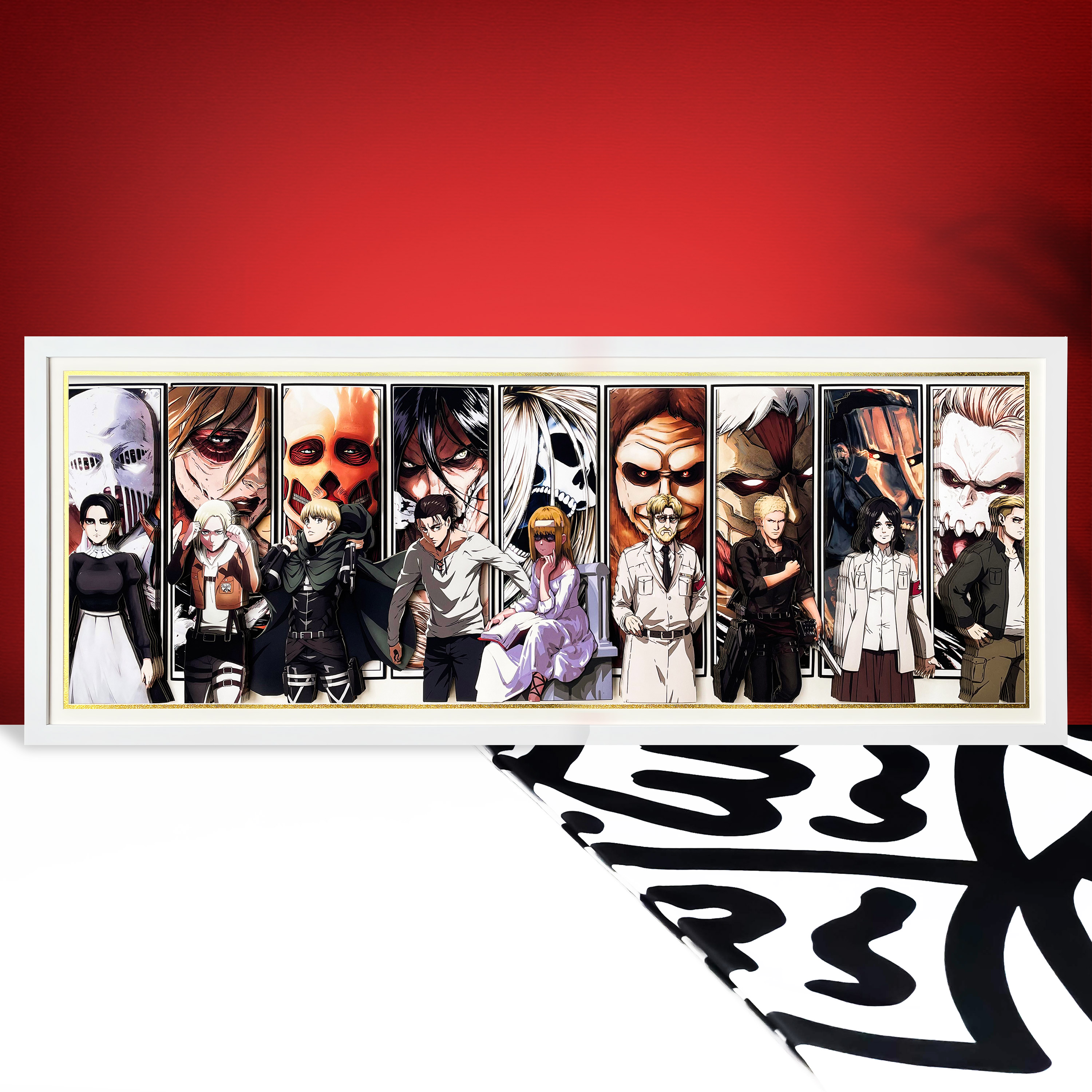 【週邊】浮沉工作室-九大巨人合集立體畫