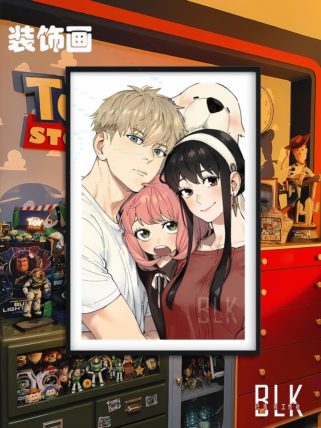 【週邊】巴洛克－間諜家家酒 約爾一家 裝飾畫 & 冰箱貼