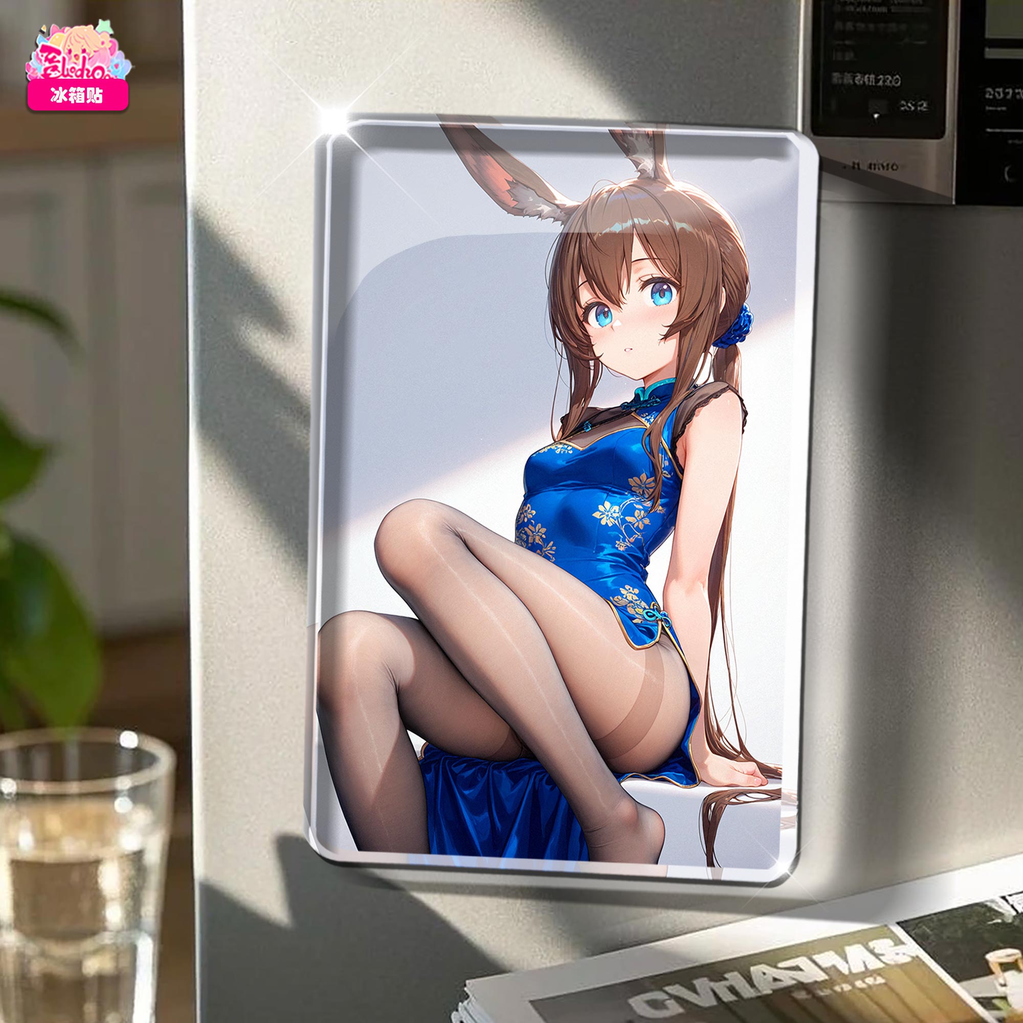 【週邊】阿喵畫社－旗袍 明日方舟 冰箱貼