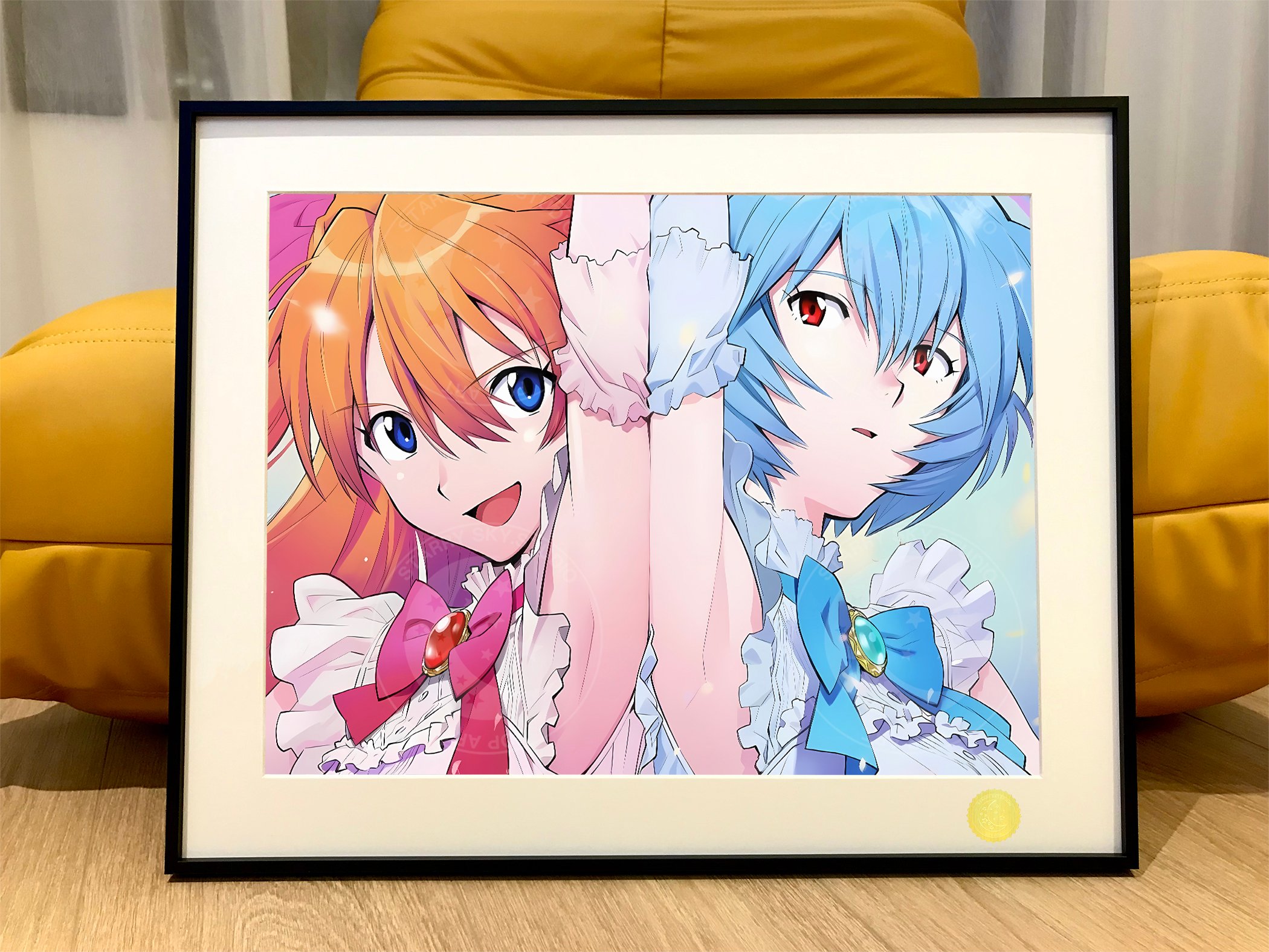 【週邊】星空工作室-紅藍EVA 裝飾畫 【週邊】星空工作室-紅藍EVA 裝飾畫