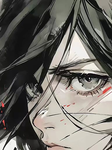 【週邊】巴洛克－進擊的巨人 水墨三笠 裝飾畫 & 冰箱貼