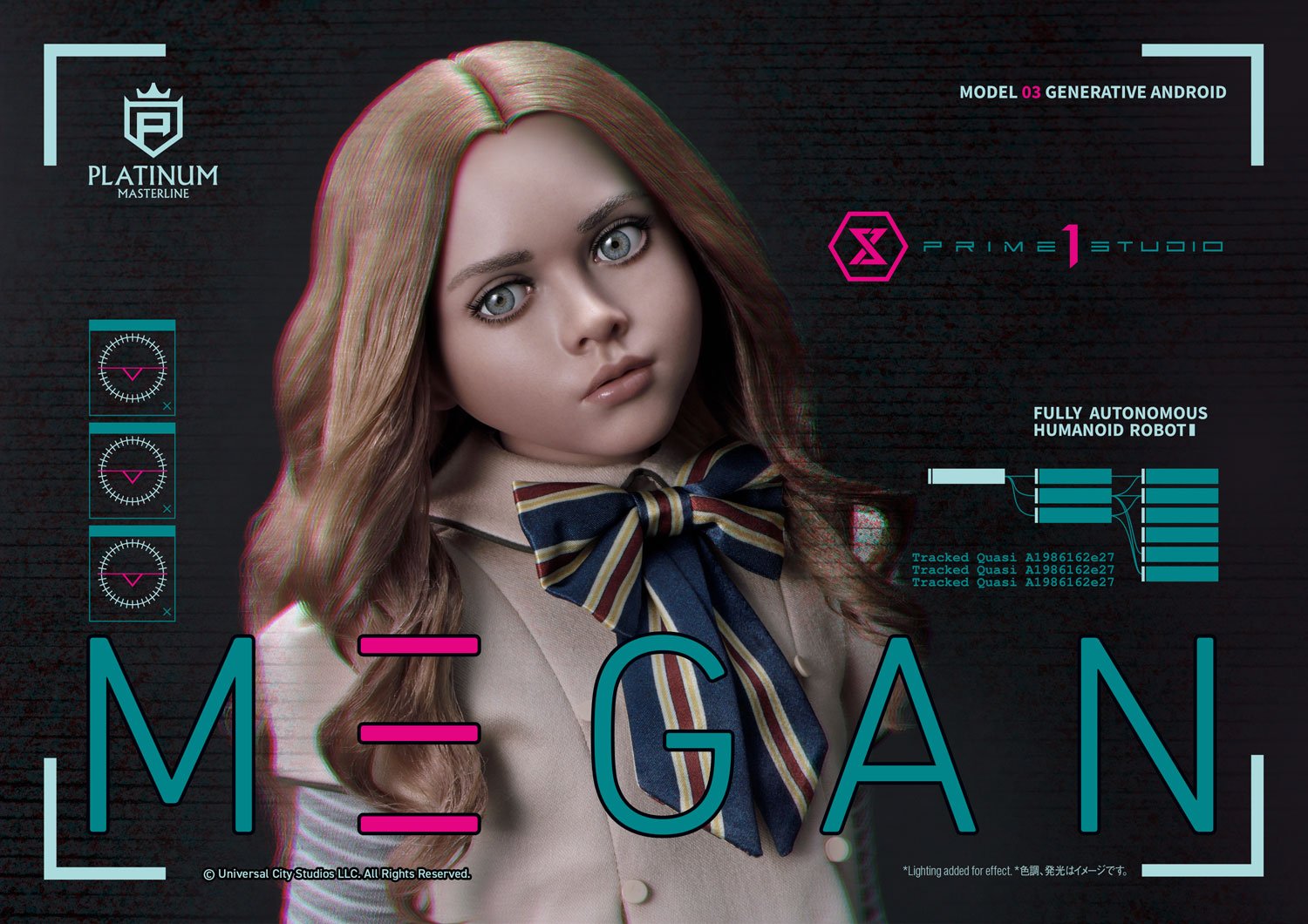 【正版授權】Prime 1 Studio-梅根白金大師系列M3GAN（電影）M3GAN