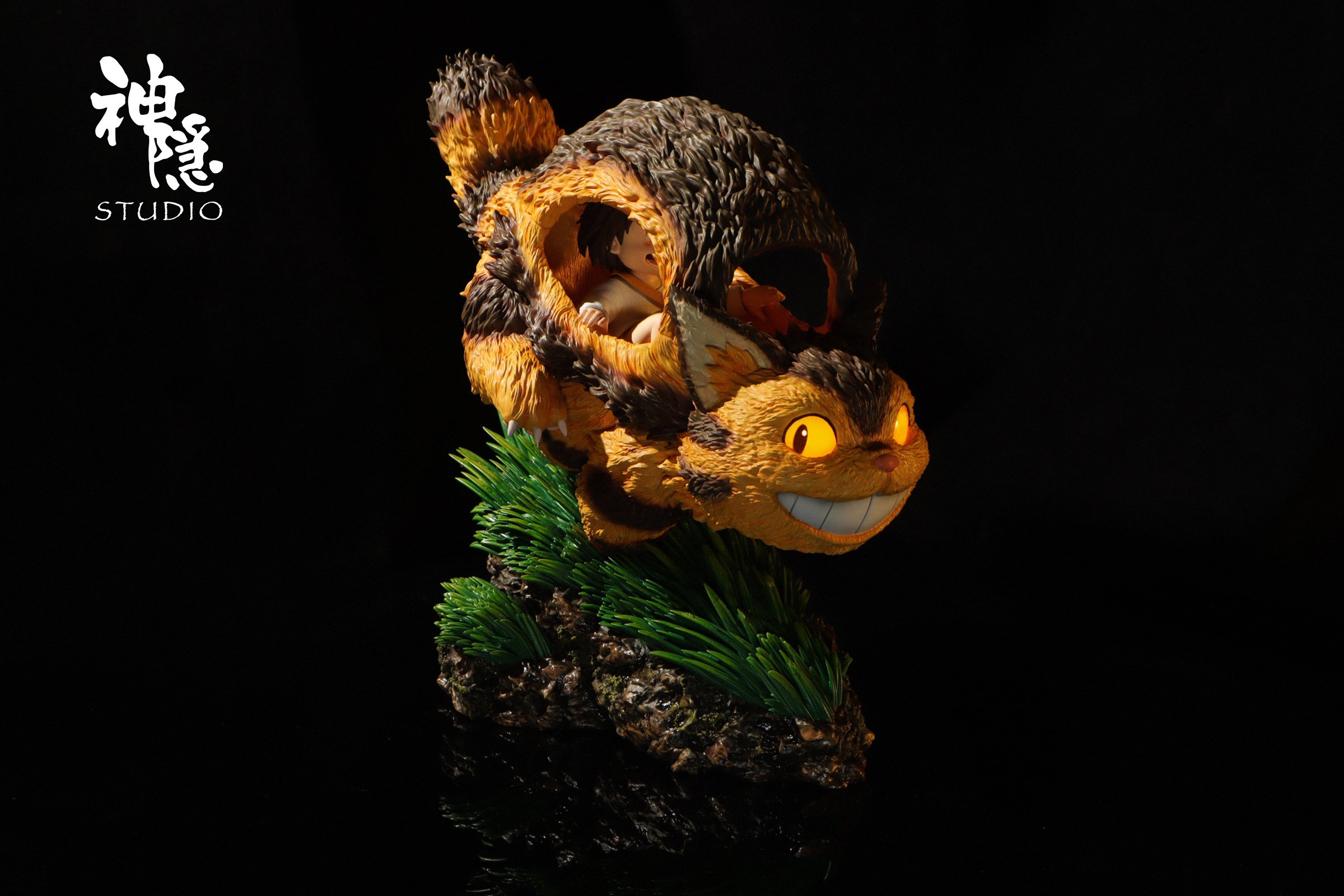 【宮崎駿】神隱工作室-剪影瞬間系列 梅與小貓巴士