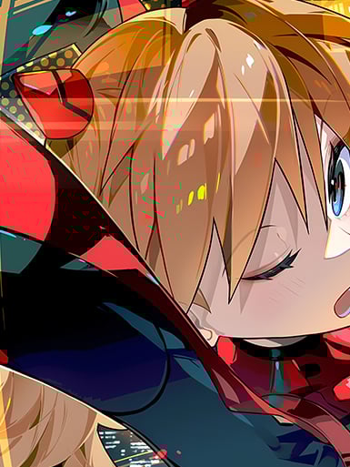 【週邊】巴洛克－新世紀福音戰士 城市明日香 裝飾畫&冰箱貼