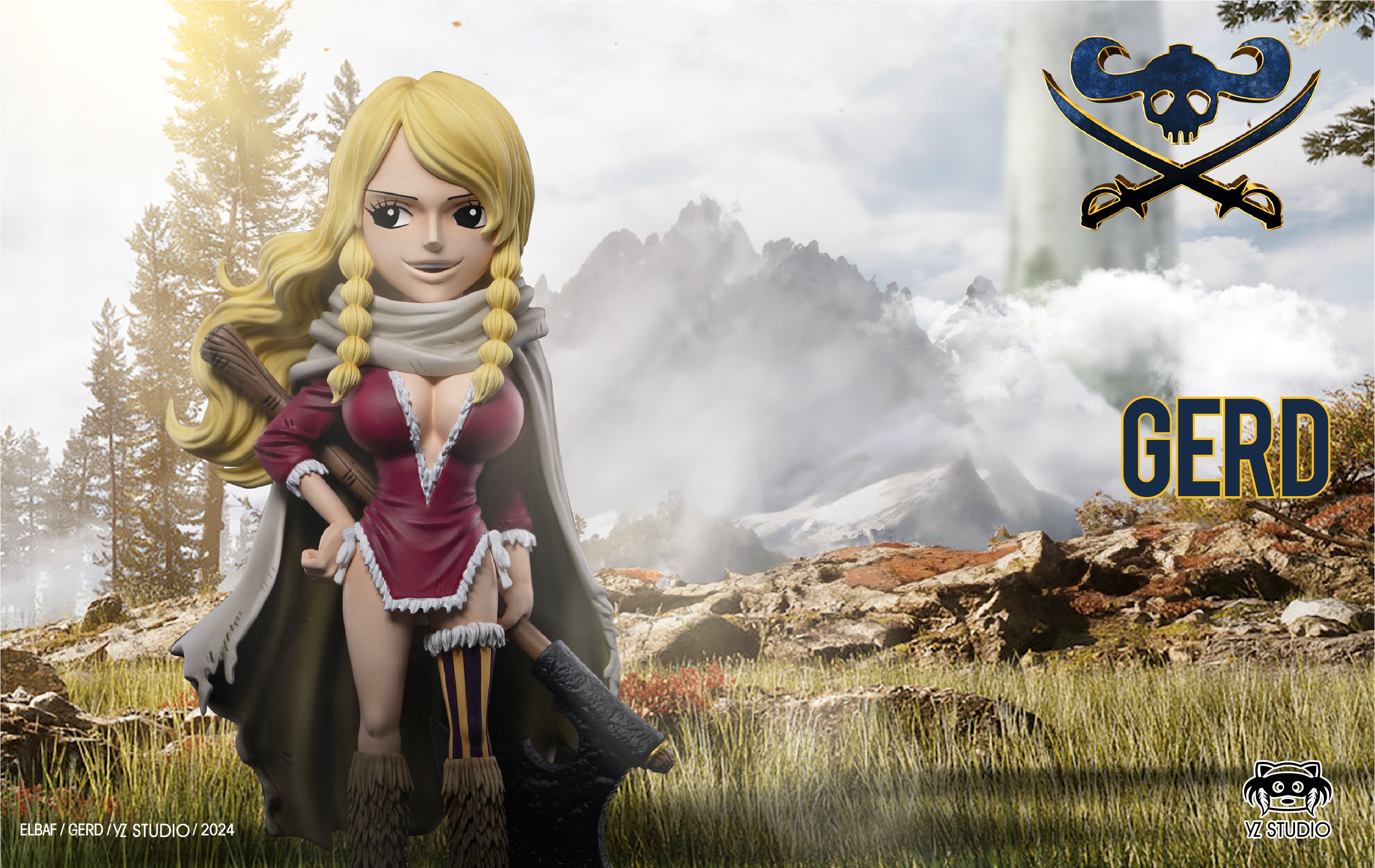 【海賊王】YZ工作室-巨兵海賊團 第七彈 葛爾茲