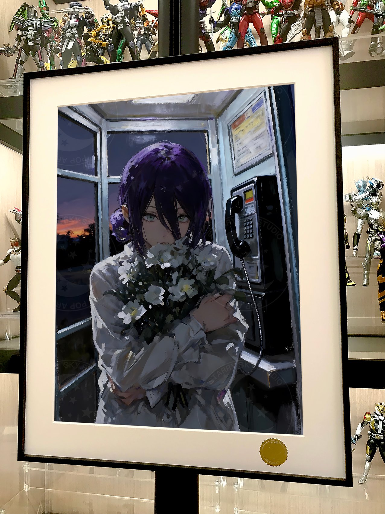 【週邊】星空工作室－鏈鋸人 電話亭蕾塞 裝飾畫