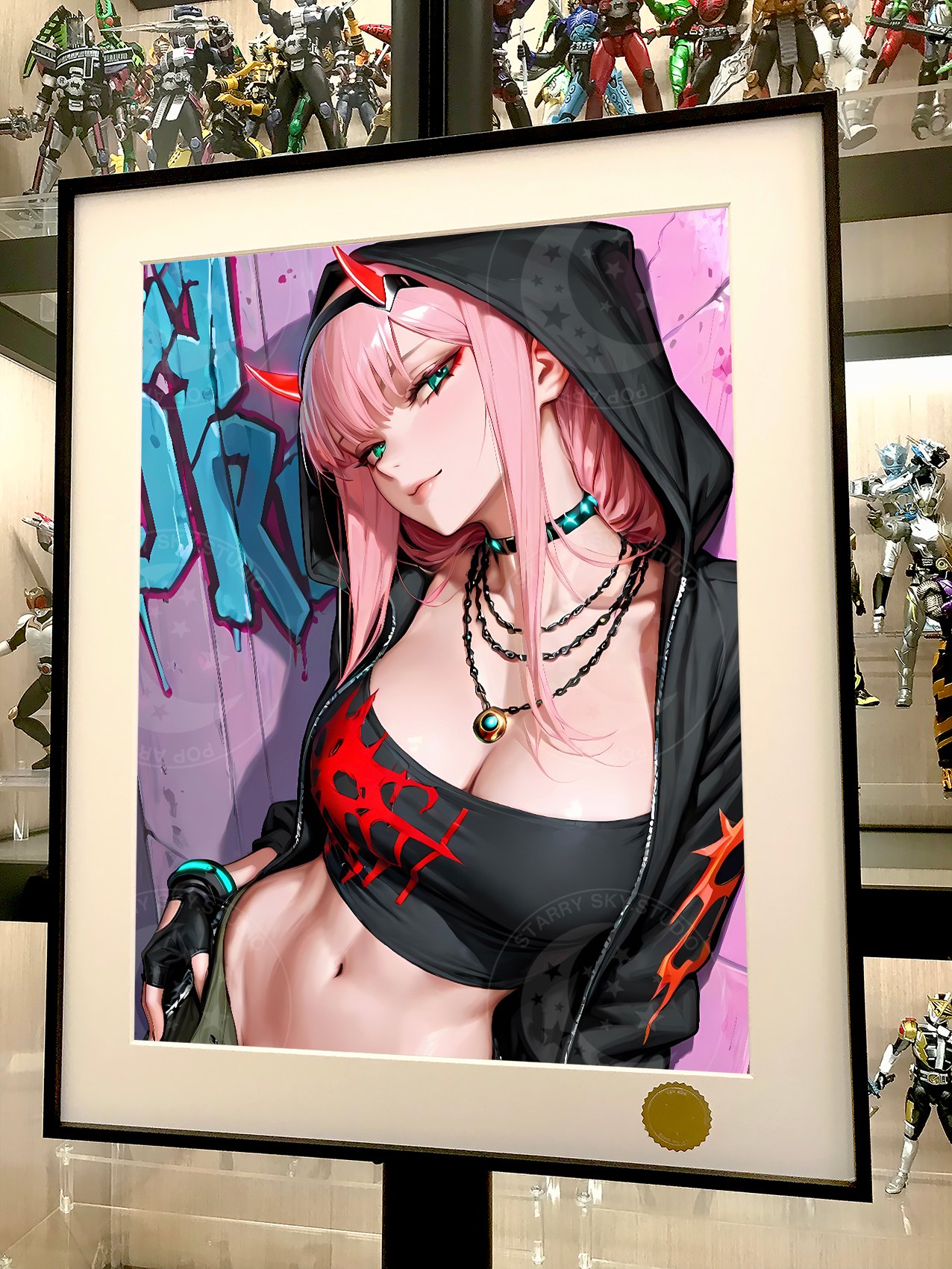 【週邊】星空工作室－DARLING in the FRANXX 潮流零二 裝飾畫