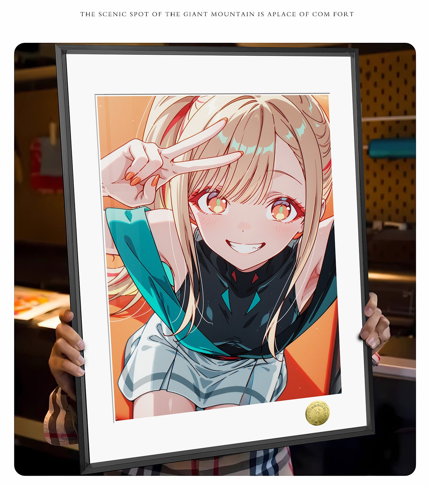 【週邊】皇呱工作室－超時空輝耀姬 活力少女輝夜 裝飾畫