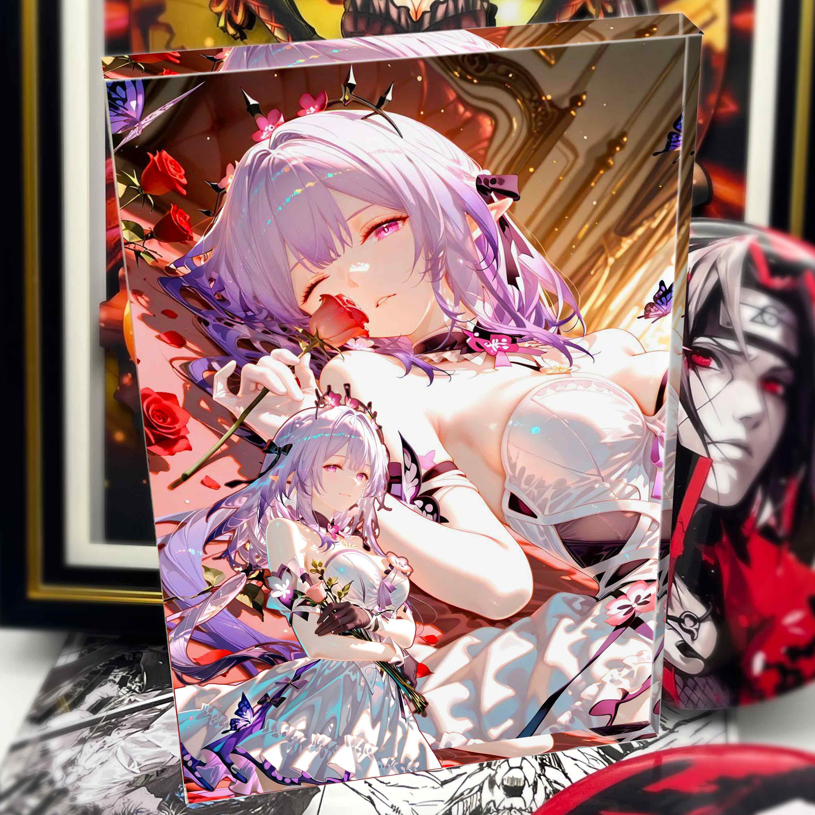 【週邊】阿喵畫社-玫瑰禮服 遐蝶