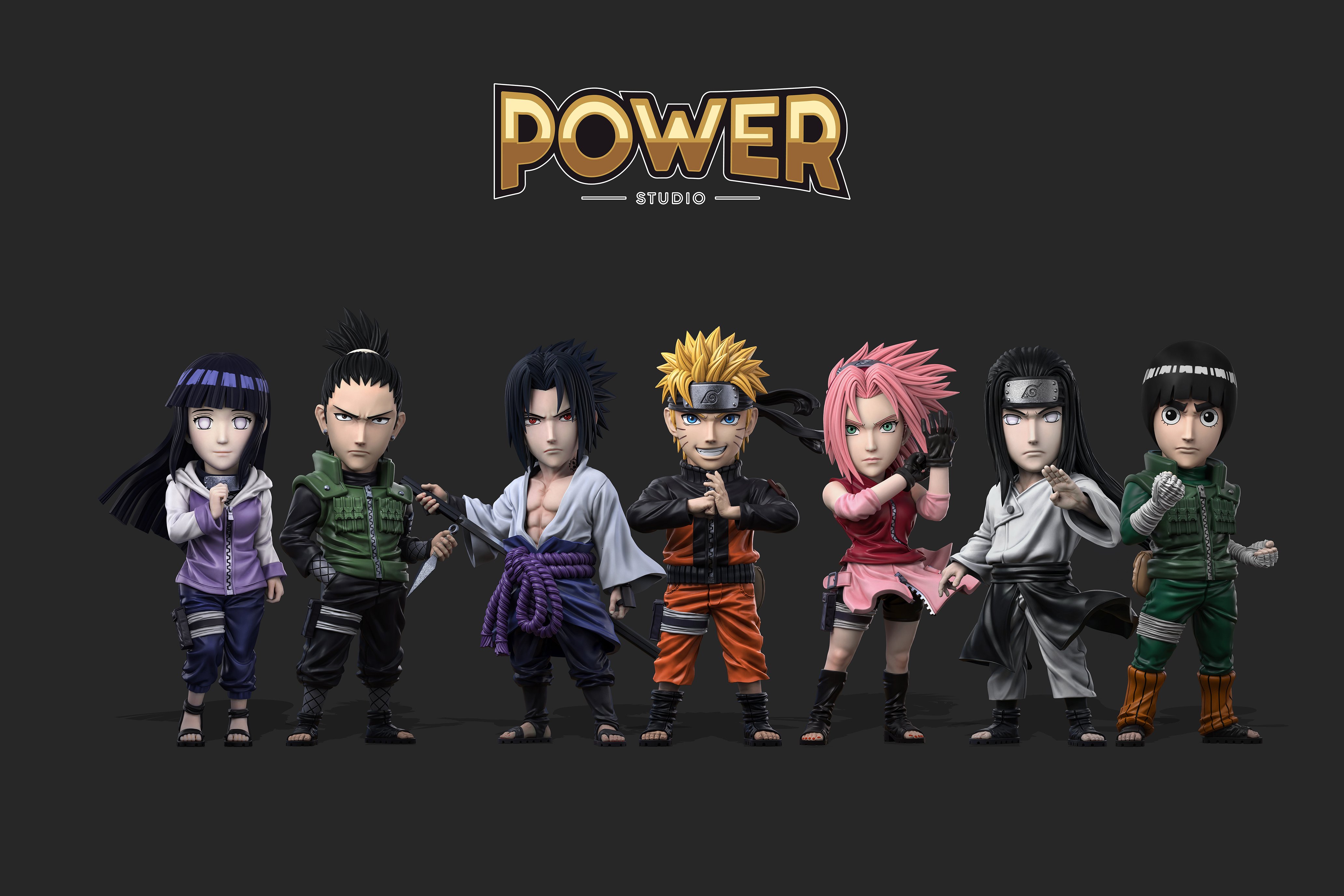 【火影忍者】Power studio-12小強 第七彈 李洛克