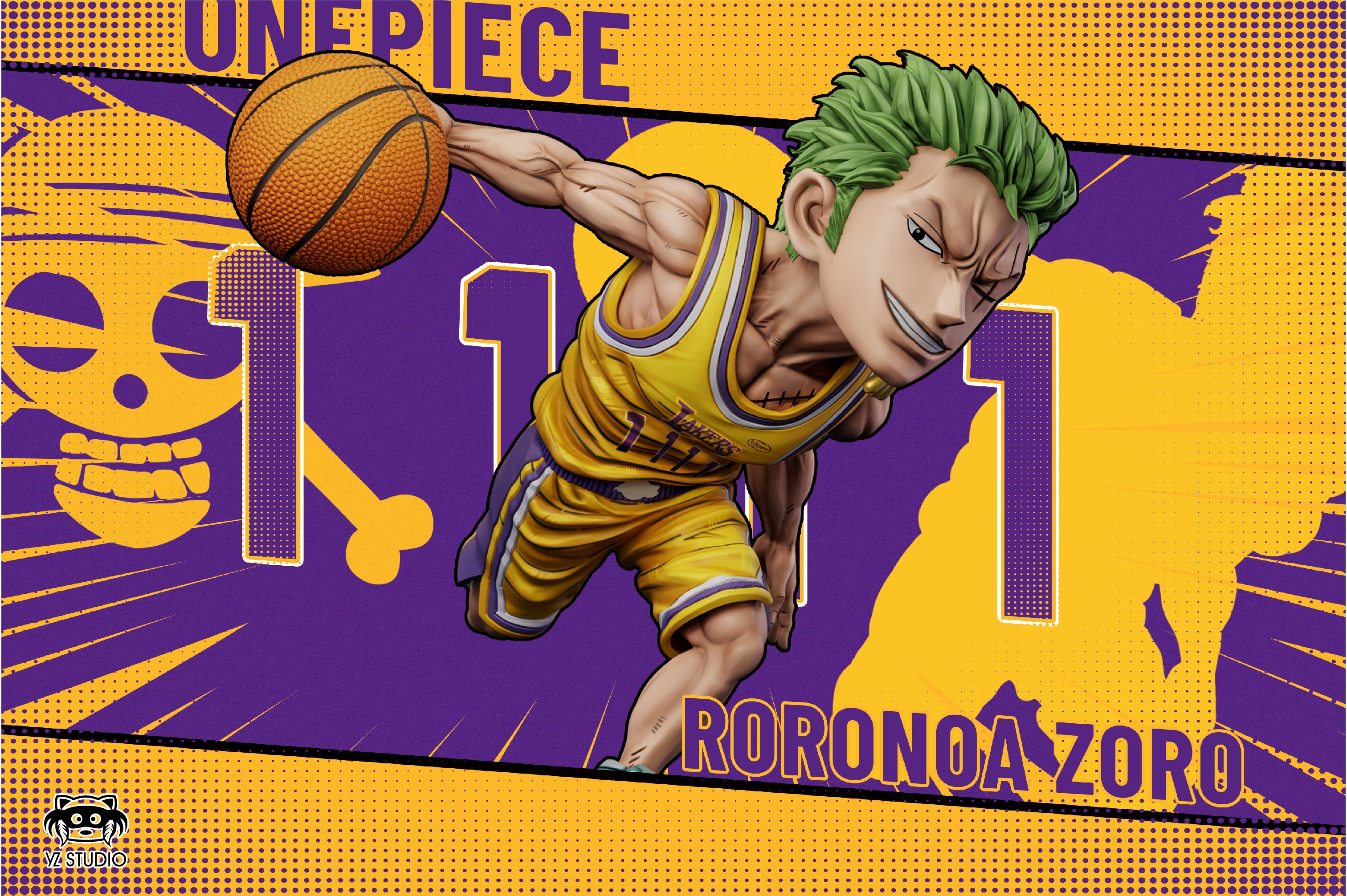 【海賊王】YZ工作室-紫金夢幻球隊 第二彈 紫金索隆