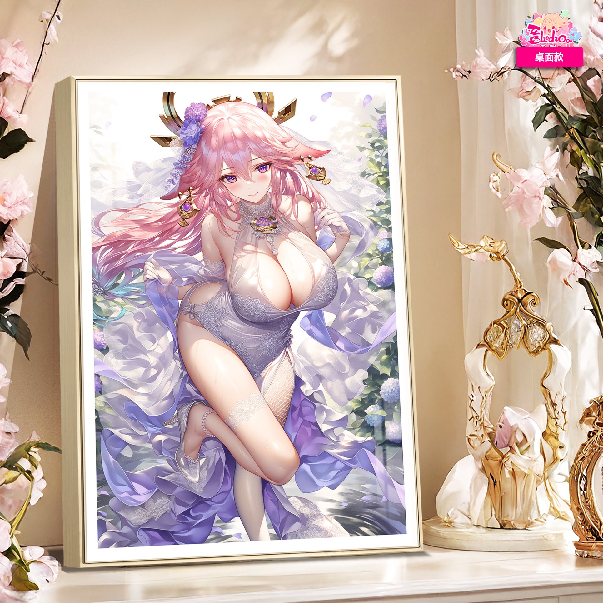 【週邊】阿喵畫社-花嫁 婚紗 八重神子