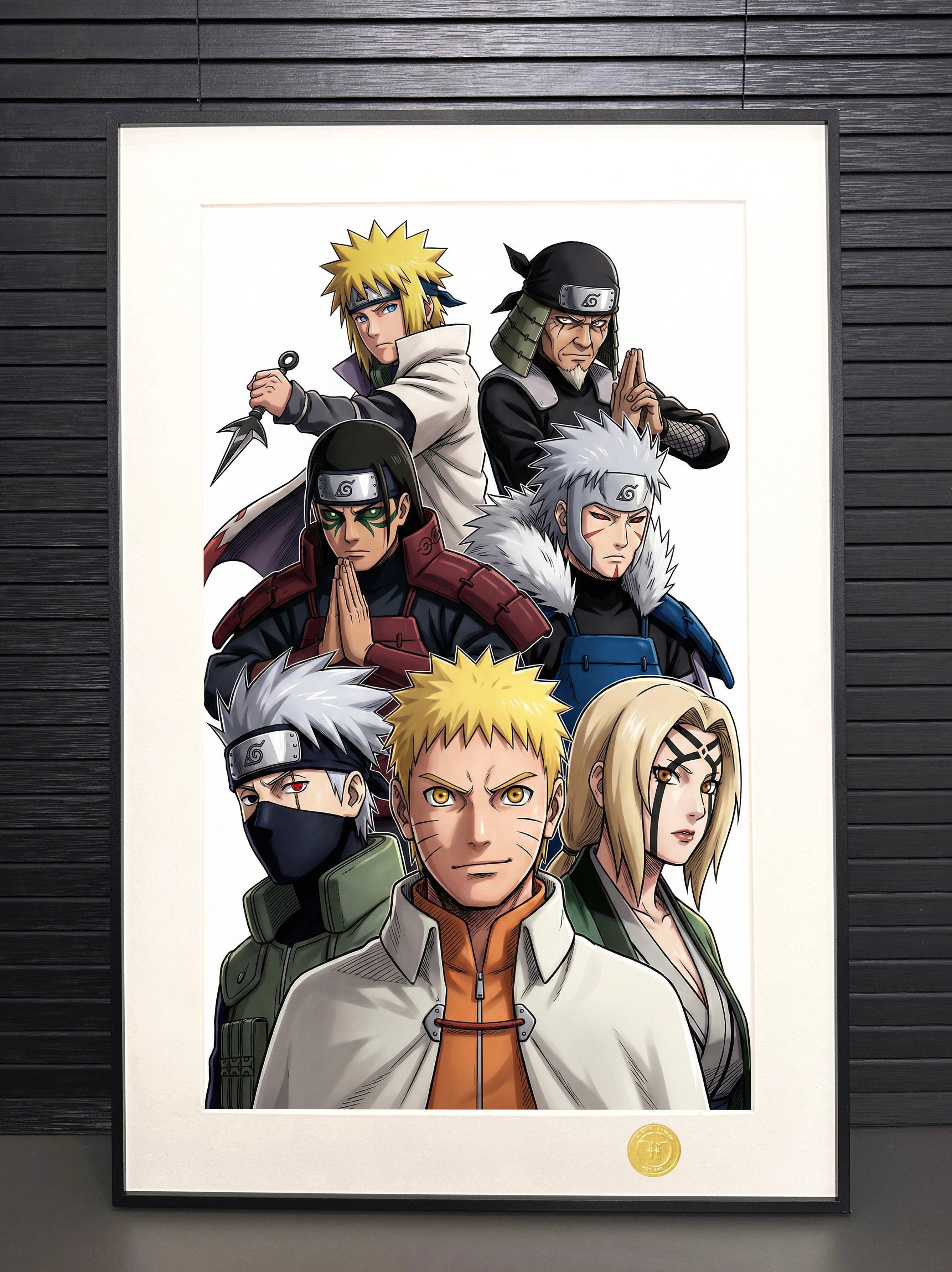 【週邊】H2工作室－火影忍者 歷代火影