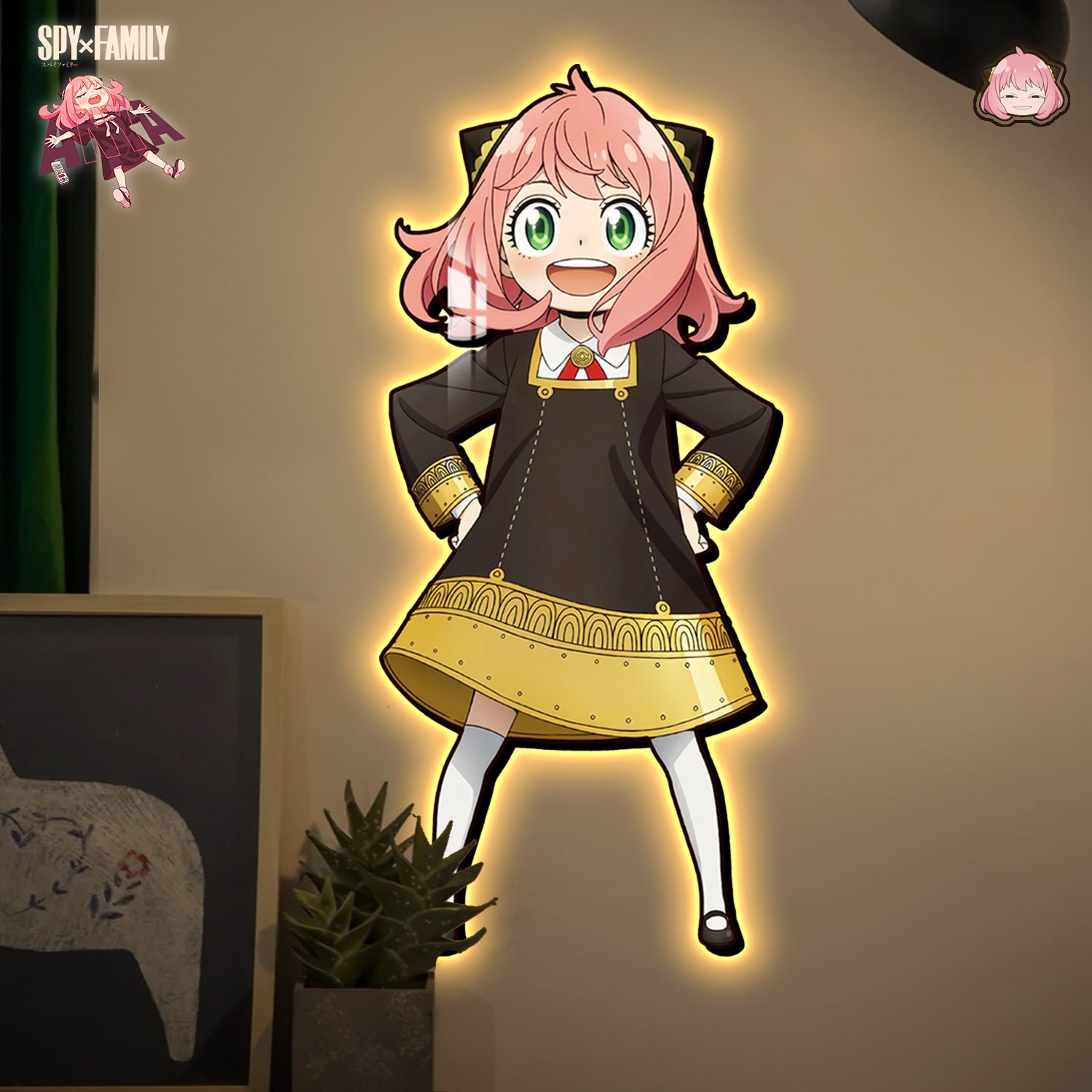 【週邊】阿喵畫社-阿尼亞燈帶畫