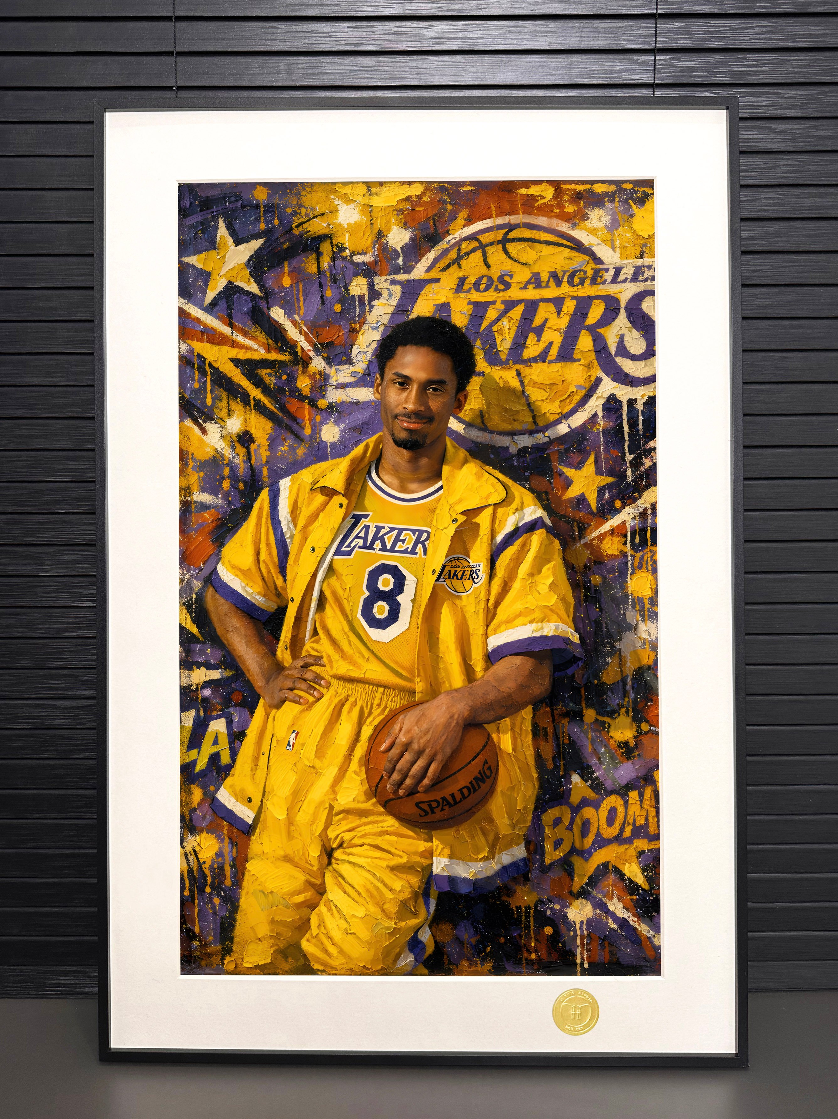 【週邊】H2工作室－爆炸頭科比 裝飾畫