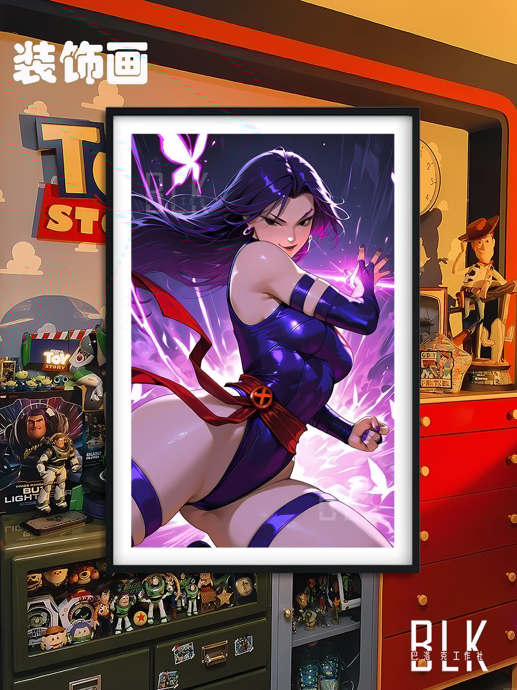 【週邊】巴洛克－靈蝶 裝飾畫 & 冰箱貼