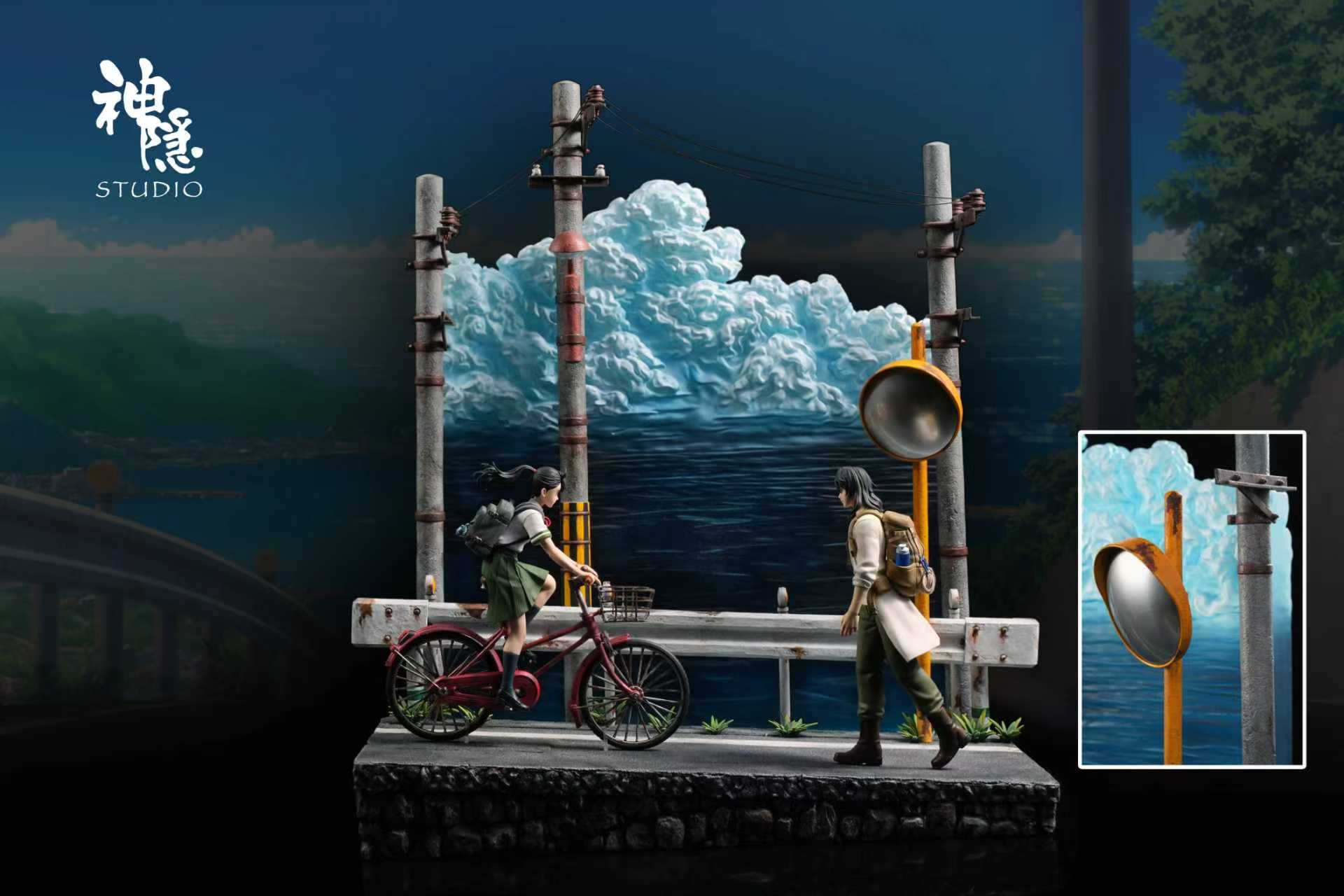 【宮崎駿】神隱工作室-剪影瞬間系列 鈴芽之旅 再見之前的路口