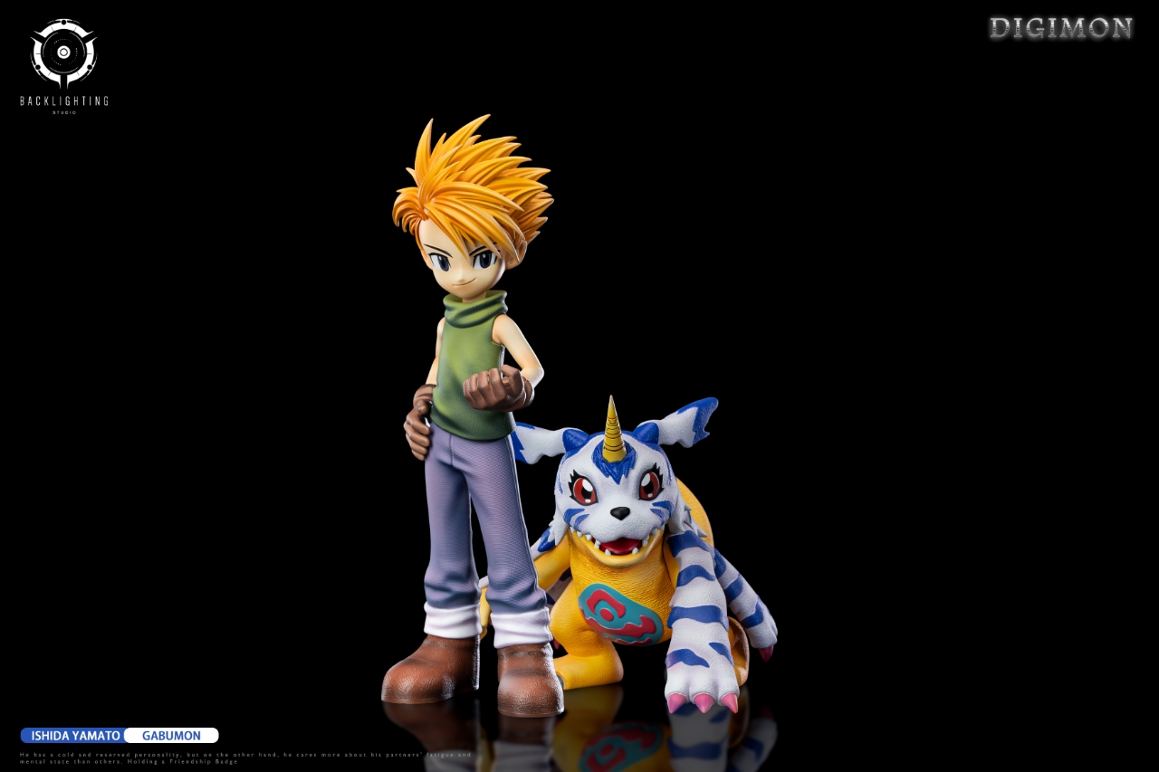 【數碼寶貝】逆光-Studio-初代人物圖鑑共鳴系列 第一彈 阿和&加布獸