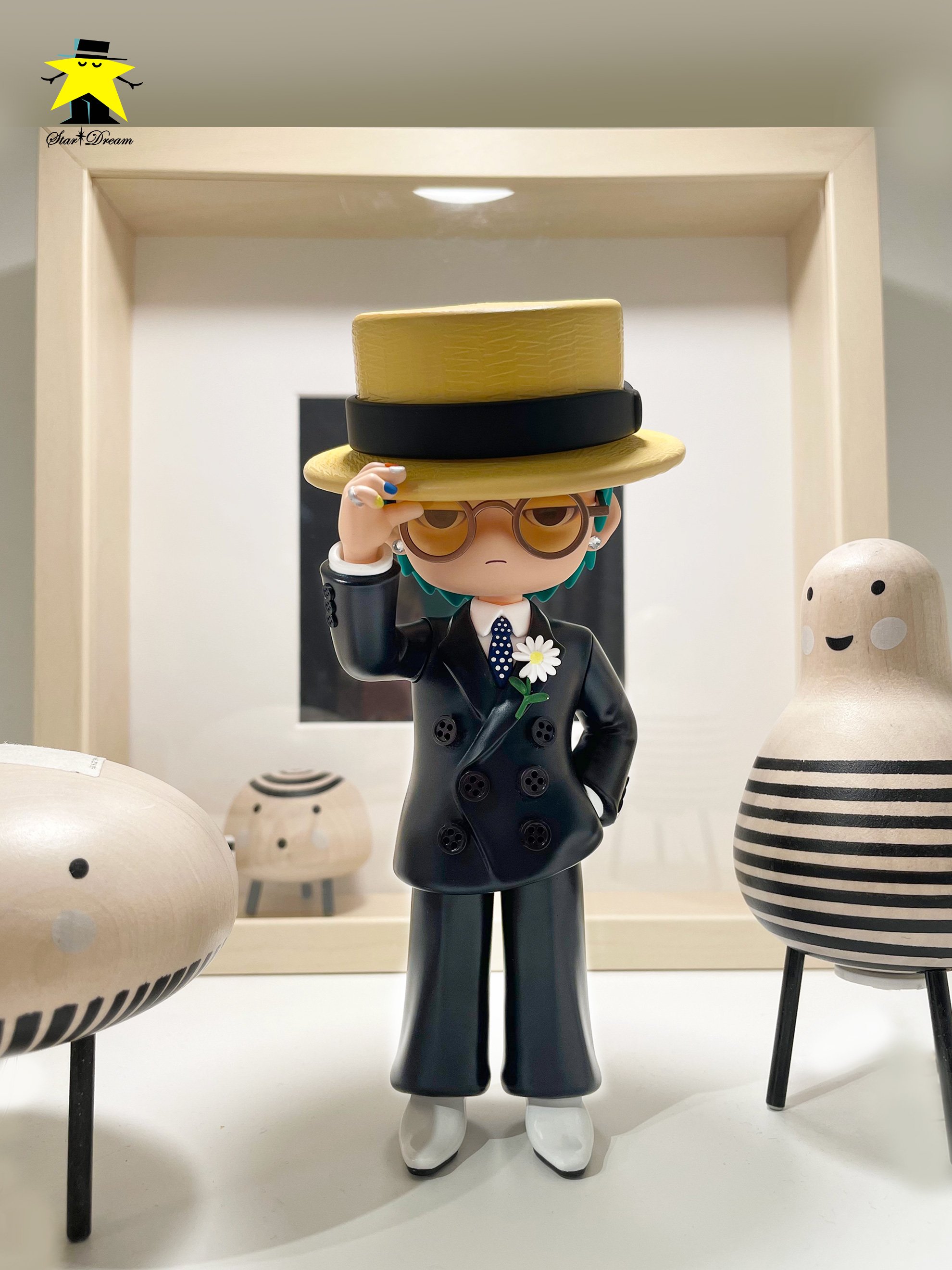 【明星偶像】StarDream-GD權志龍公仔大娃 爵士禮帽西裝版