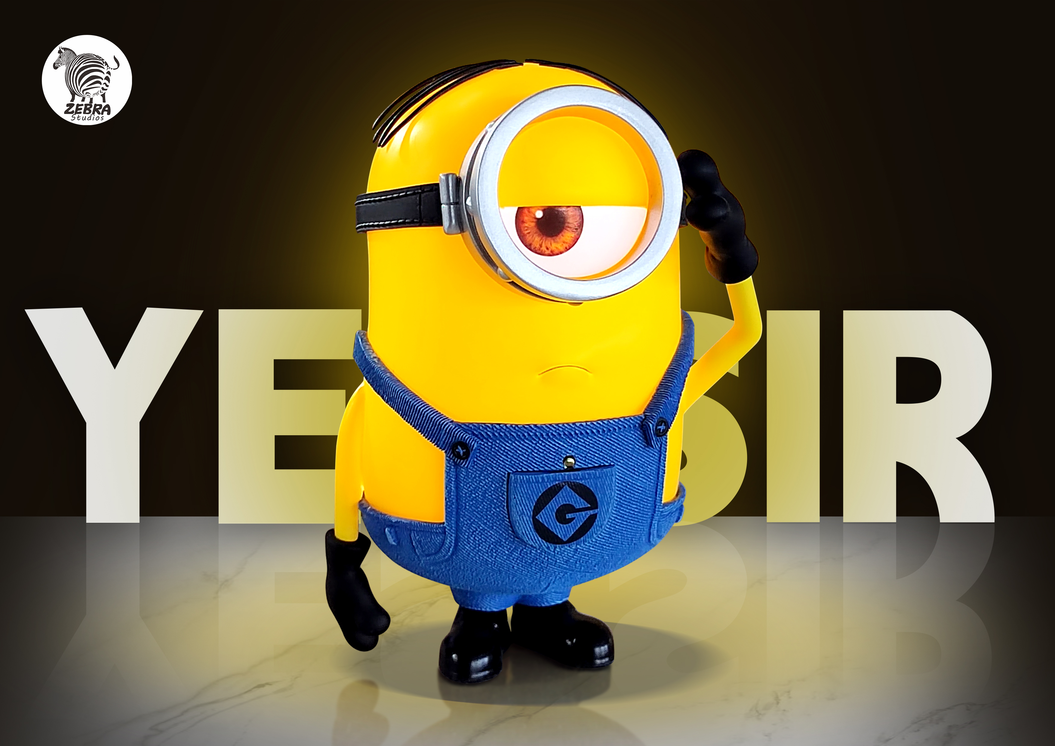 【小小兵】斑馬 studio－小小兵夜燈（海外現貨）