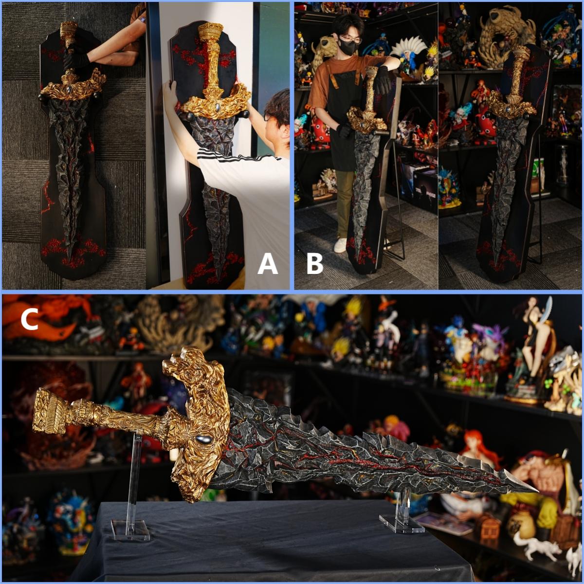 【艾爾登法環】Panda Studio-瑪利喀斯的黑劍