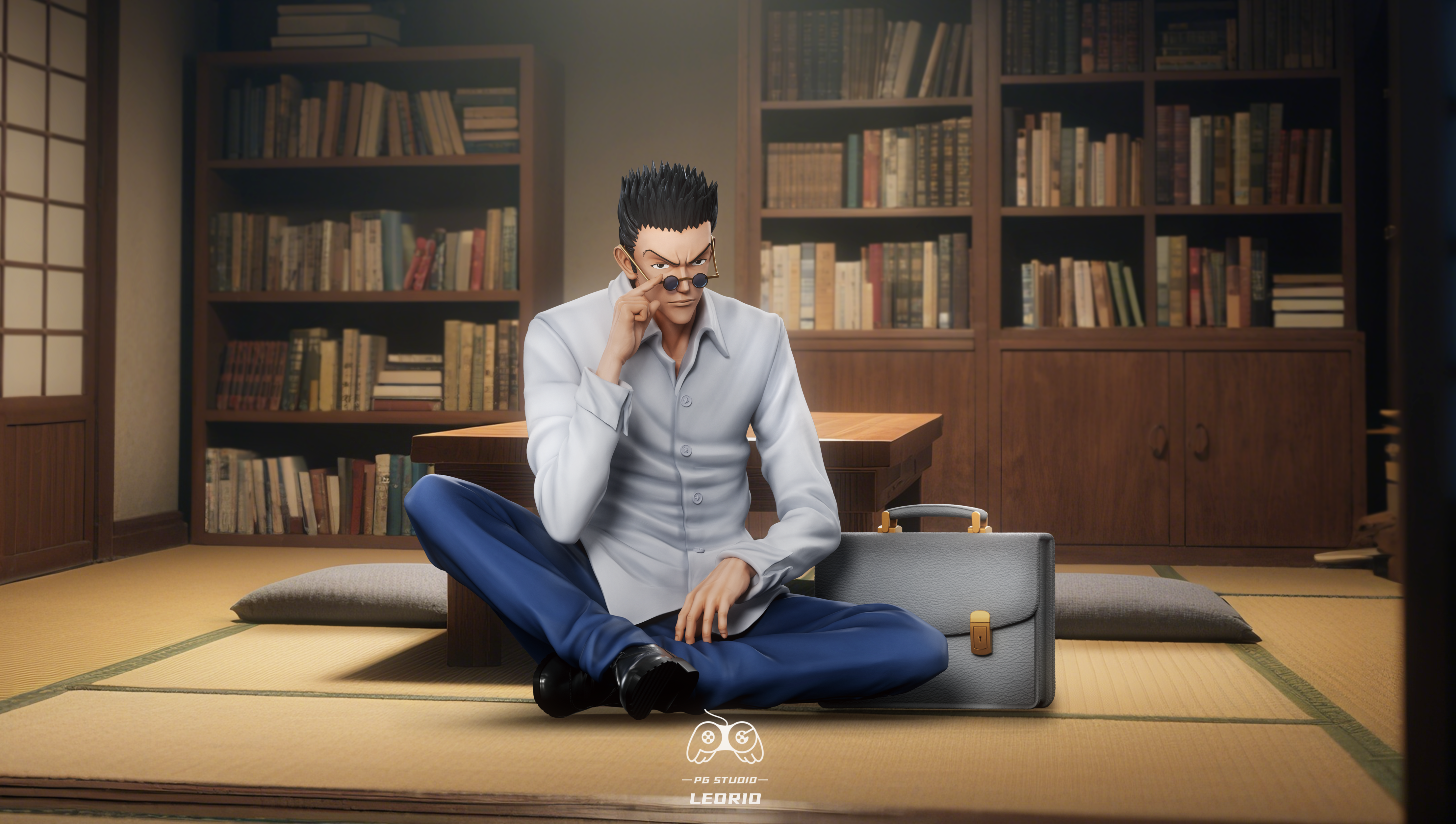 【全職獵人】PG studio-坐姿雷歐力 酷拉皮卡