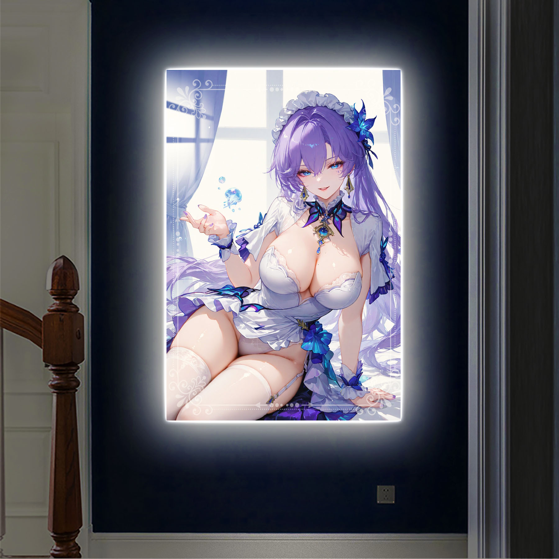 【週邊】阿喵畫社-坎特蕾娜燈帶畫