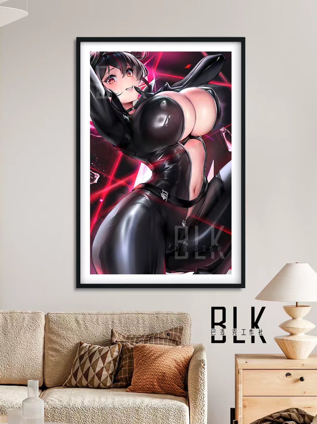 【週邊】巴洛克－勝利女神：妮姬 Quency 裝飾畫&冰箱貼